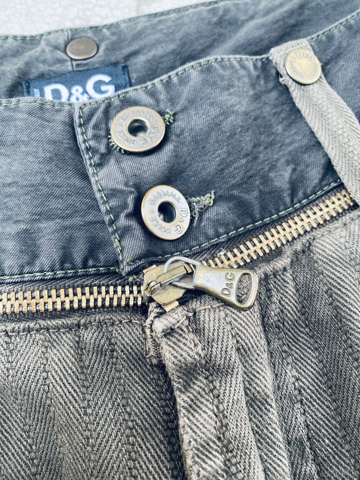 Dolce & Gabbana Vintage AW2003 Dolce & Gabbana Zipper Waist Pants Size US 32 / EU 48 - 6 Thumbnail