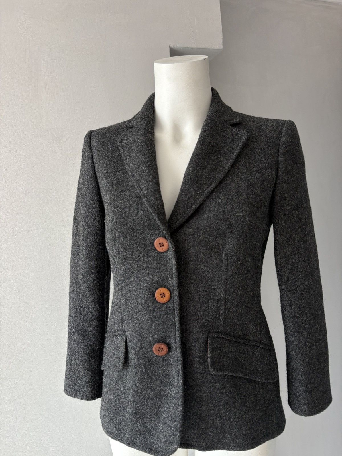 Elisabetta Franchi Elizabeth Ascot wool blazer Size S / US 4 / IT 40 - 13 Thumbnail