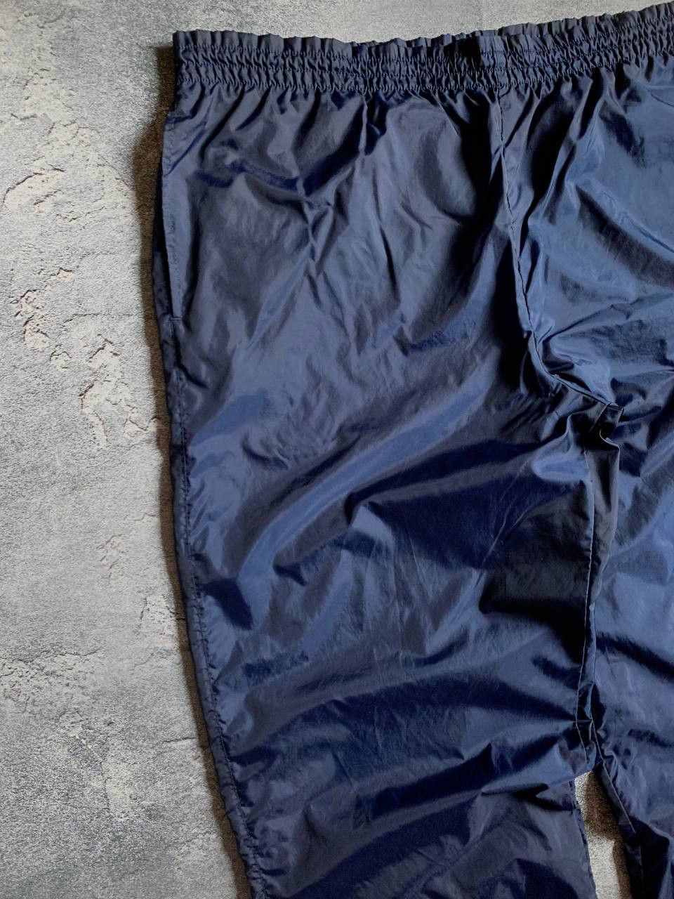 Nike Nike Vintage Track Pants Navy Nylon Wide Leg 90s Style Size US 38 / EU 54 - 2 Thumbnail