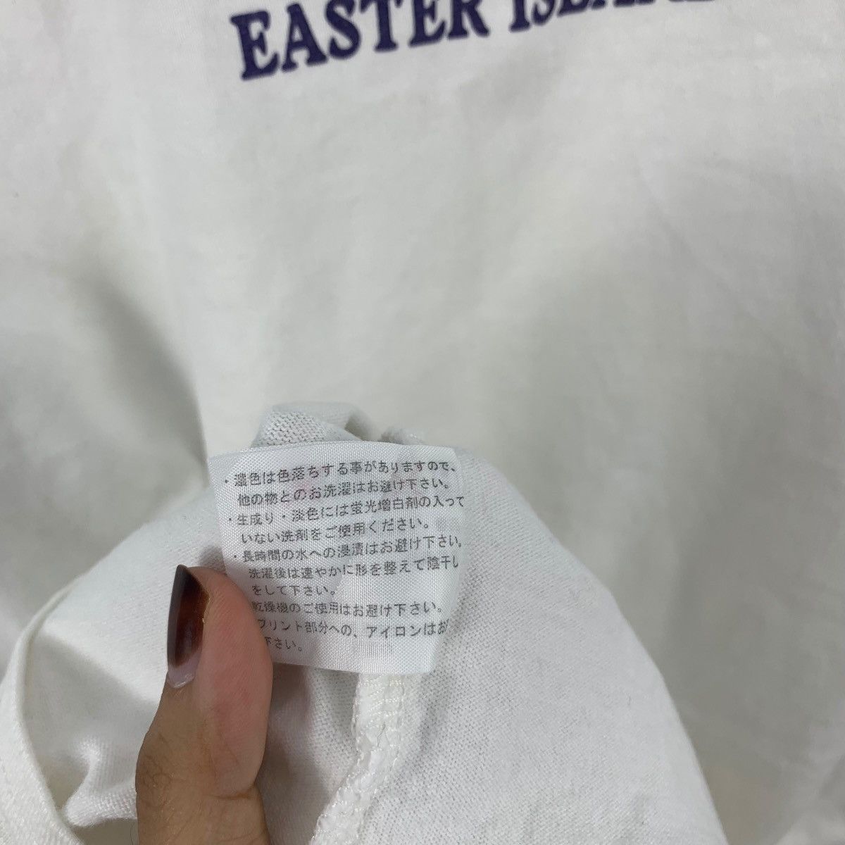 Other UNESCO NGO JAPAN Moai Statue Easter Island Tee Shirt Top Size L / US 10 / IT 46 - 12 Thumbnail