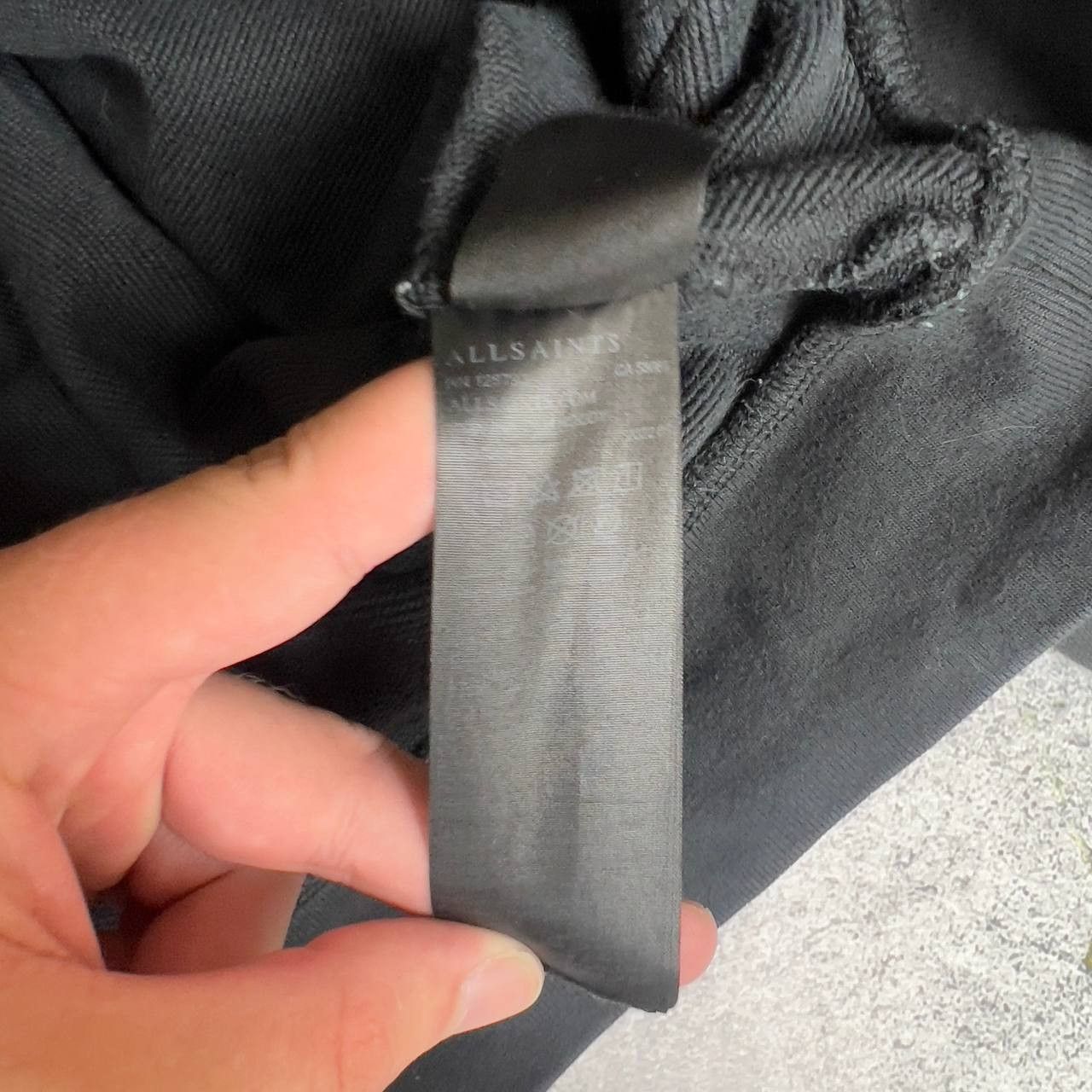 Allsaints New Guards Hoodie Men's Size M Black Long Sleeve`