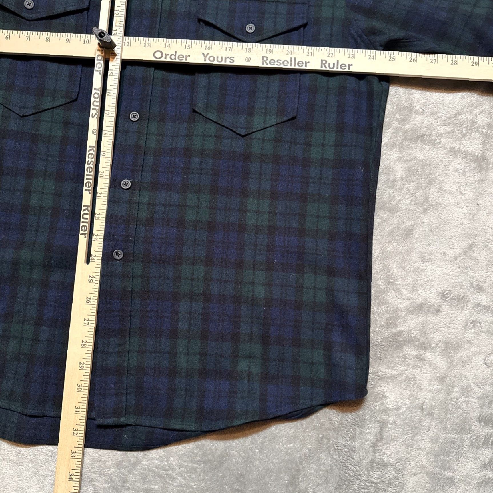 Pendleton VINTAGE Pendleton Wool Flannel Outdoorsman Shirt Mens L Green Plaid Tartan Size US L / EU 52-54 / 3 - 5 Thumbnail