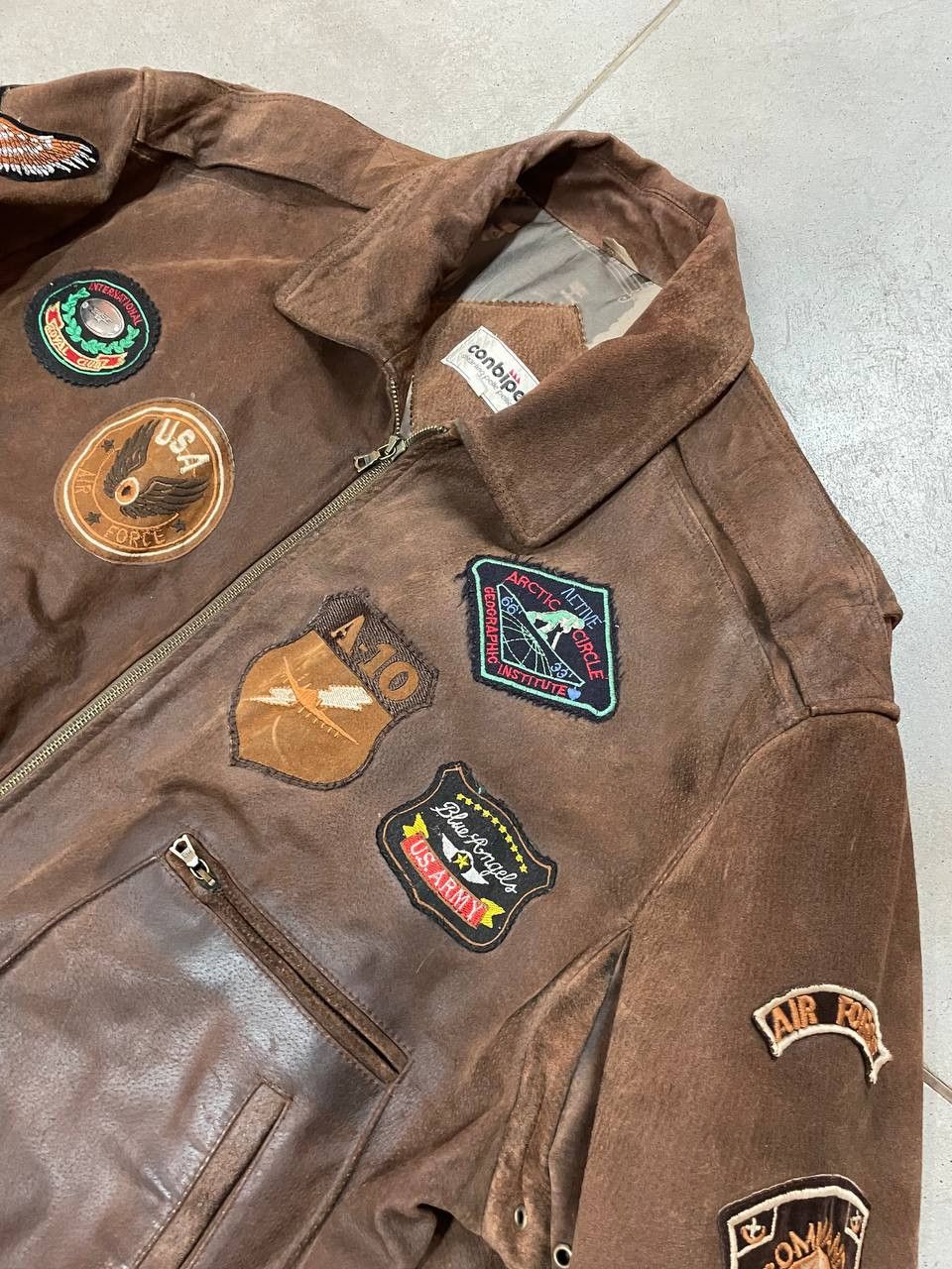 Genuine Leather Vintage Harley Davidson Patch Leather Jacket riri hardware Size US XL / EU 56 / 4 - 4 Thumbnail