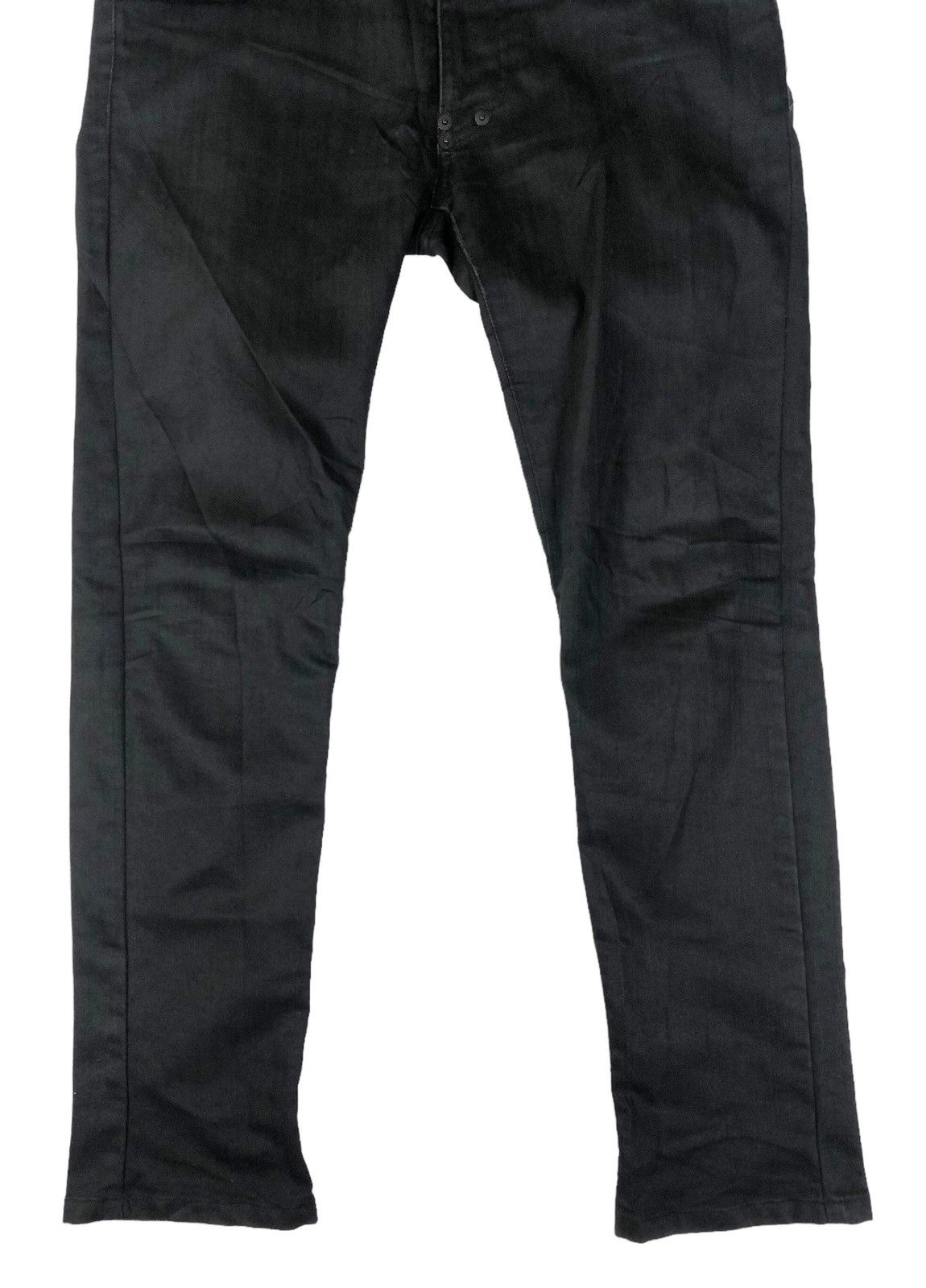 Japanese Brand × Katharine Hamnett London Katharine Hammett London Black Wax Pants Size US 30 / EU 46 - 4 Thumbnail