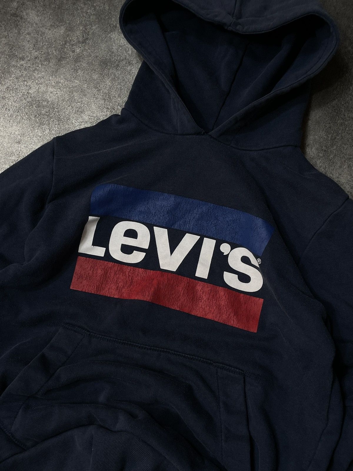 Levi's Levis Hoodie Spellout Boxy Fit Thick Size US XXS / EU 40 - 2 Thumbnail