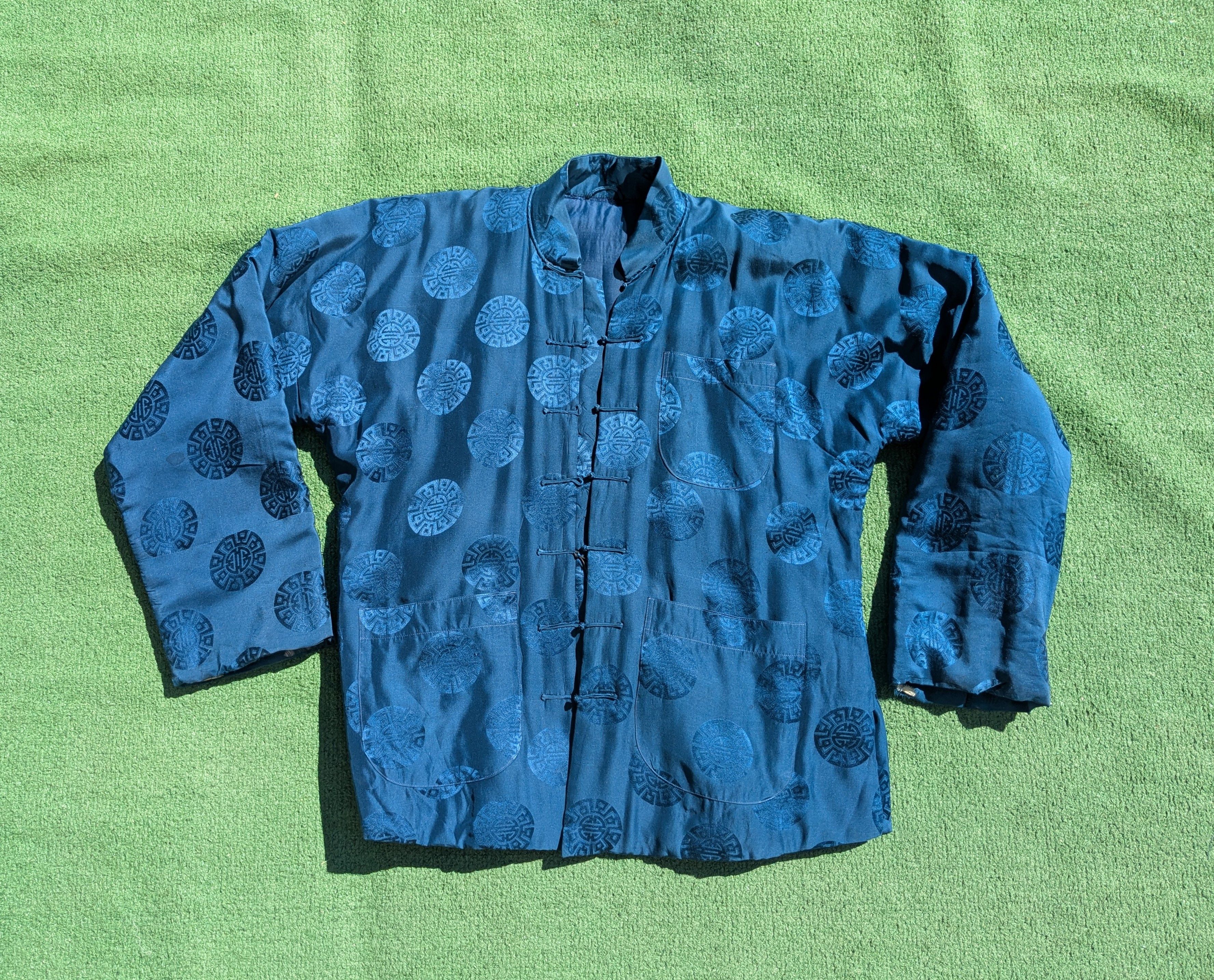 Other VTG Traditional Asian Tang Frayed Used Jacket Coat Size US M / EU 48-50 / 2 - 5 Thumbnail