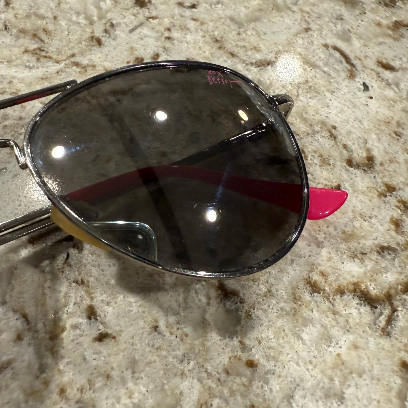 Betsey Johnson Betsey Johnson Aviator Sunglasses Size ONE SIZE - 2 Thumbnail