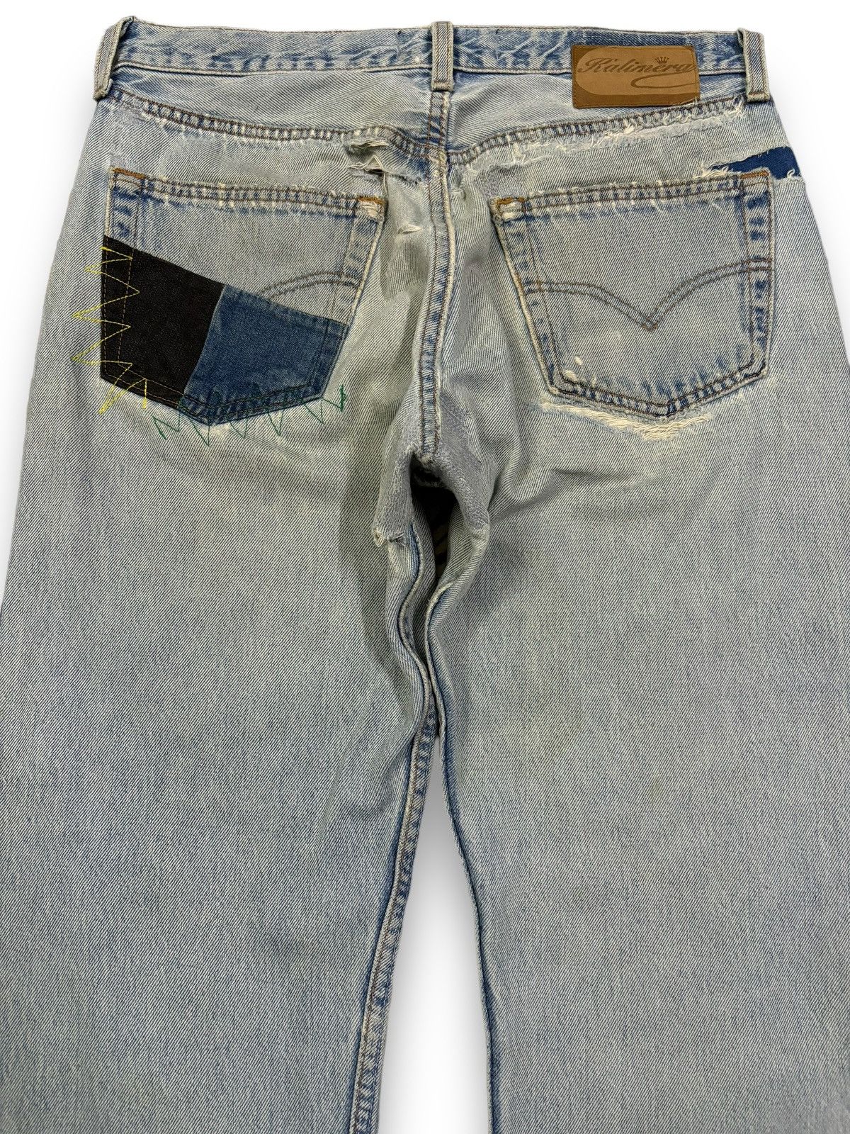Kapital Vintage Levis 501 Patchwork Jeans Reconstructed by Kalimera Size US 32 / EU 48 - 15 Thumbnail