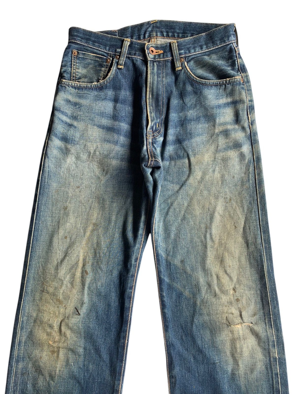 Edwin × Kapital × Vintage VINTAGE EDWIN 505X SELVEDGE JAPANESE DISTRESSED DENIM Size US 29 - 5 Thumbnail