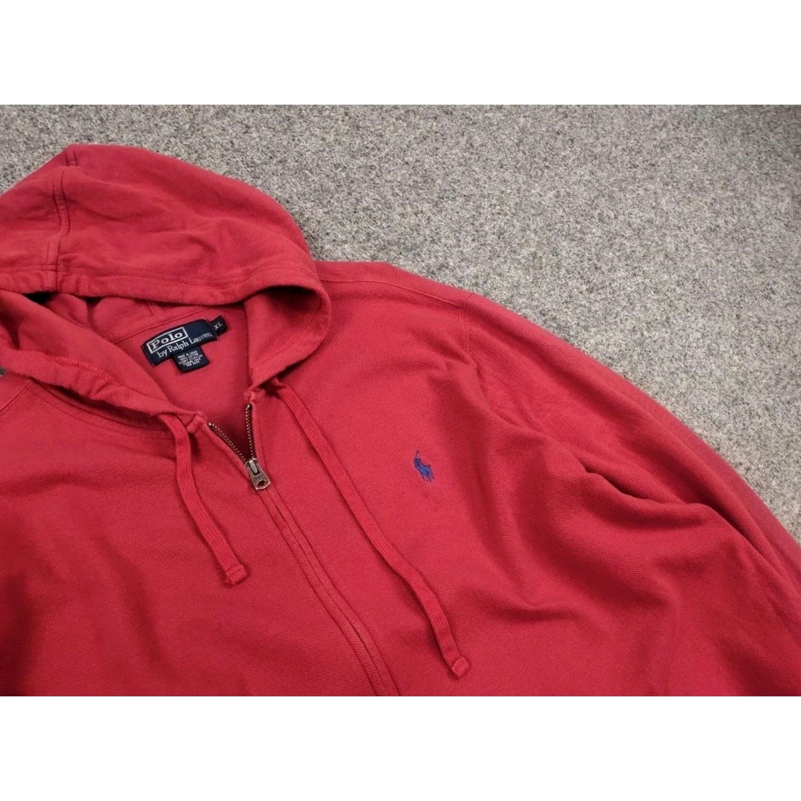 Polo Ralph Lauren Polo Ralph Lauren Vintage Red Zip Hoodie Hoodie XL Red USA Polo Ralph Lauren Vintage Zip Hoodie XL Red USA Size US XL / EU 56 / 4 - 6 Thumbnail