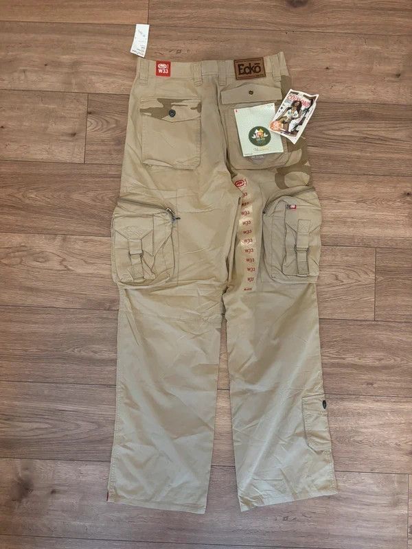 Ecko Unltd. Vintage Ecko Baggy Cargo Pants Beige Sand Size 33 NWT Y2K Size US 33 - 1 Thumbnail