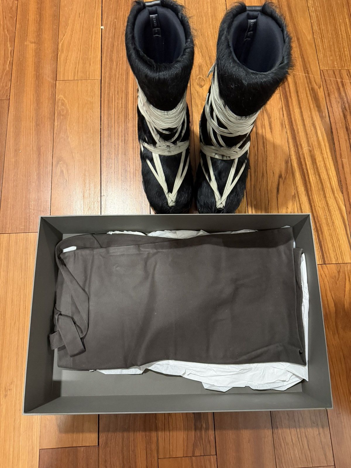 Rick Owens Rick Owens Lunar Pony Hair Boots Size US 11 / EU 44 - 3 Thumbnail