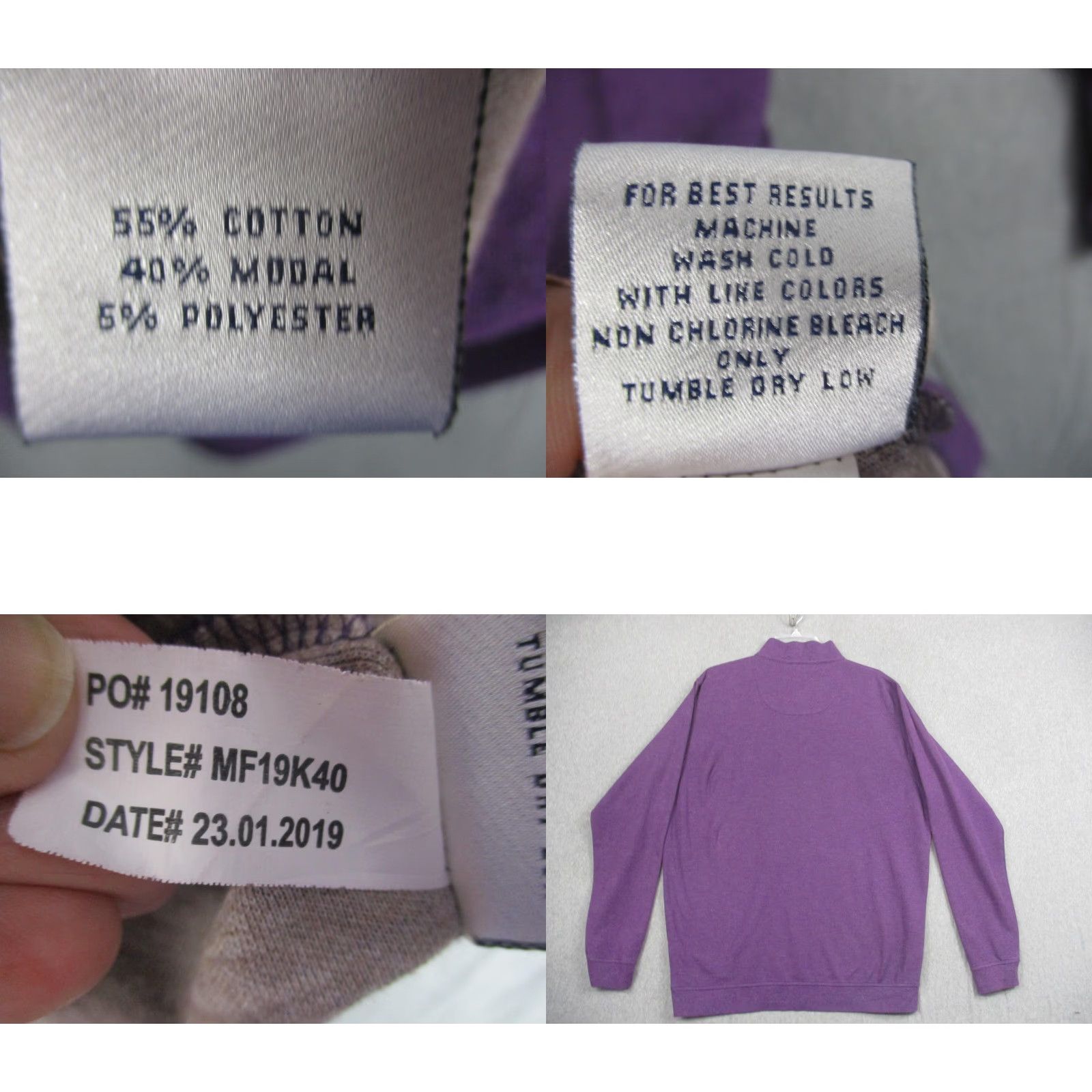 Peter Millar **Peter Millar Mens XL Purple Quarter Zip Pullover Sweater** User: Peter Millar Mens XL Purple Quarter Zip Pullover Sweater Size US XL / EU 56 / 4 - 8 Thumbnail