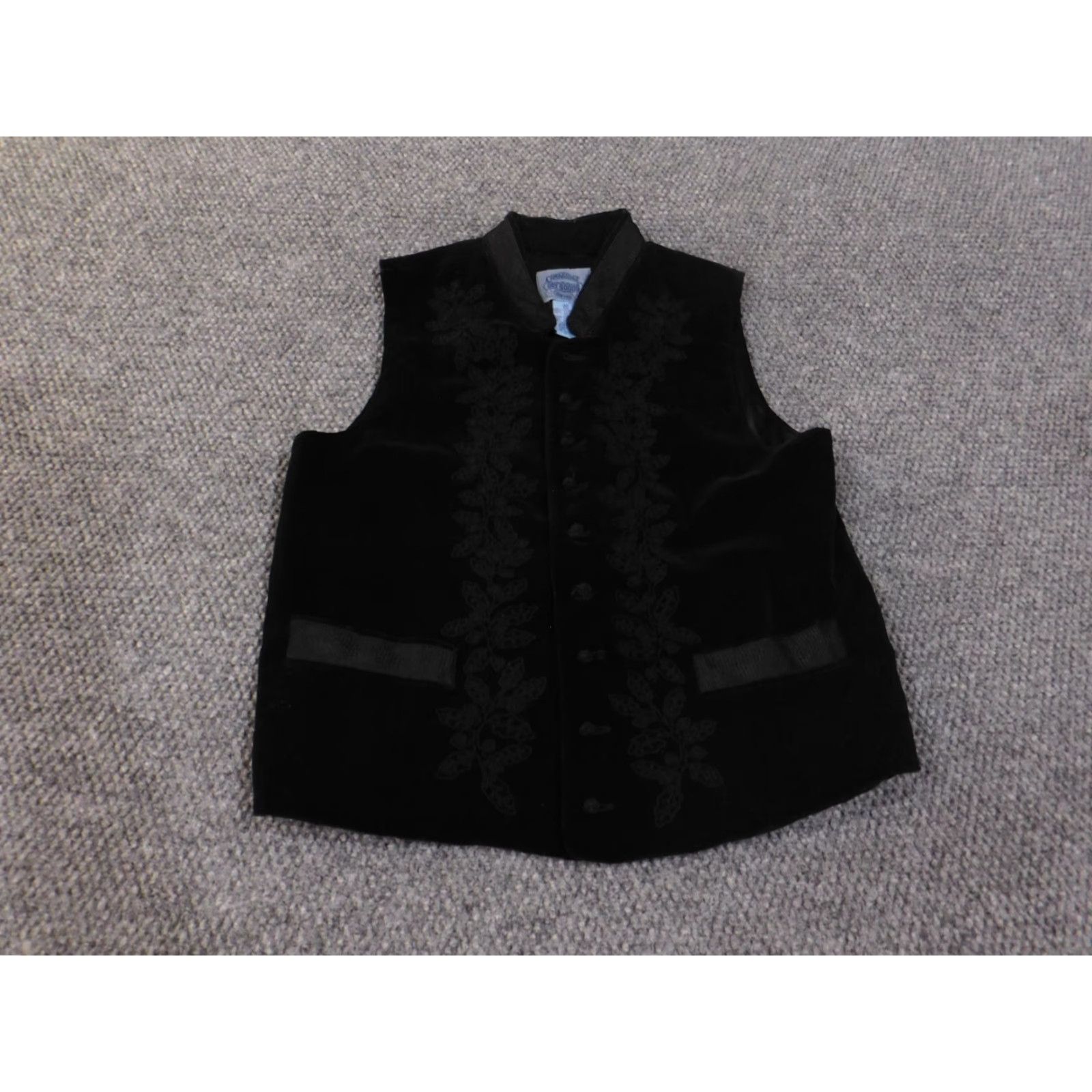Vintage Cambridge Dry Goods Vest Womens M Brown Geometric Quilted Lined Zip Size M / US 6-8 / IT 42-44 - 4 Thumbnail