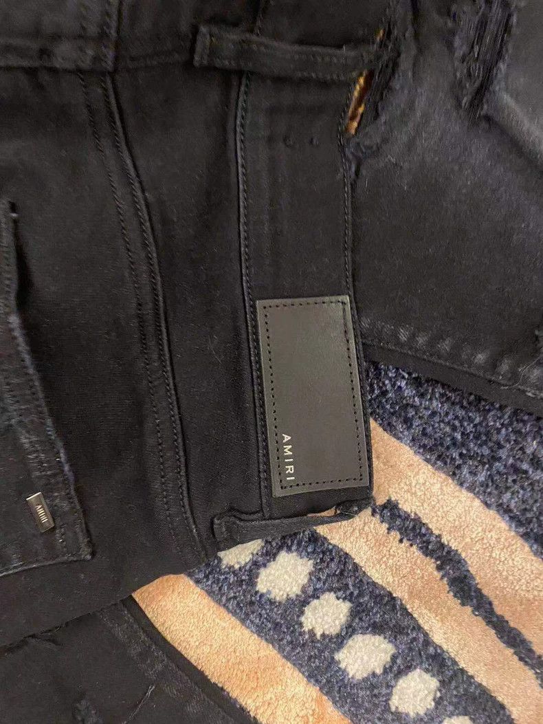 Amiri Amiri multi-element patchwork black jeans Size US 30 / EU 46 - 4 Thumbnail