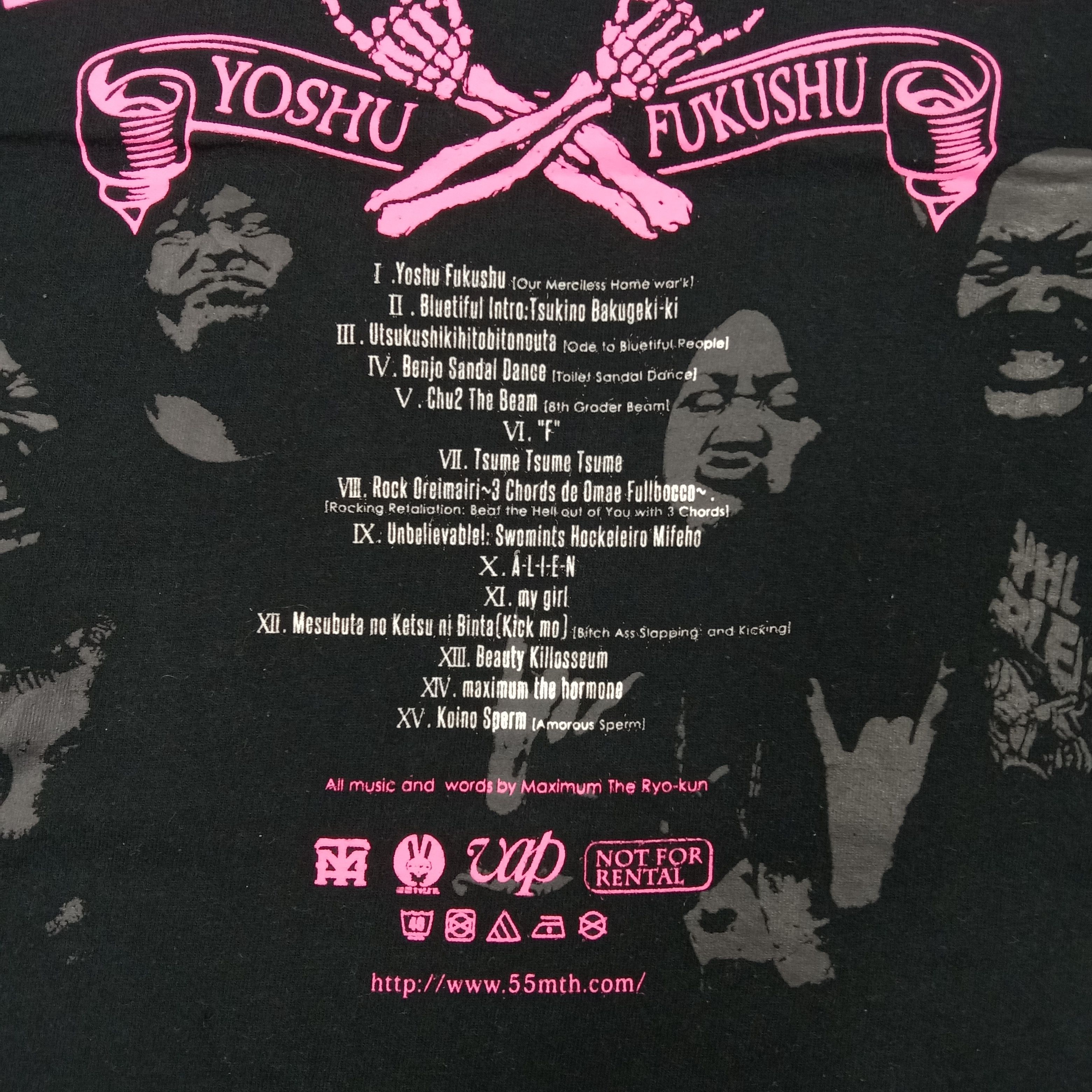 Band Tees × Vintage Maximum The Hormone Japanese Heavy Metal Band Tshirt Size US M / EU 48-50 / 2 - 3 Thumbnail
