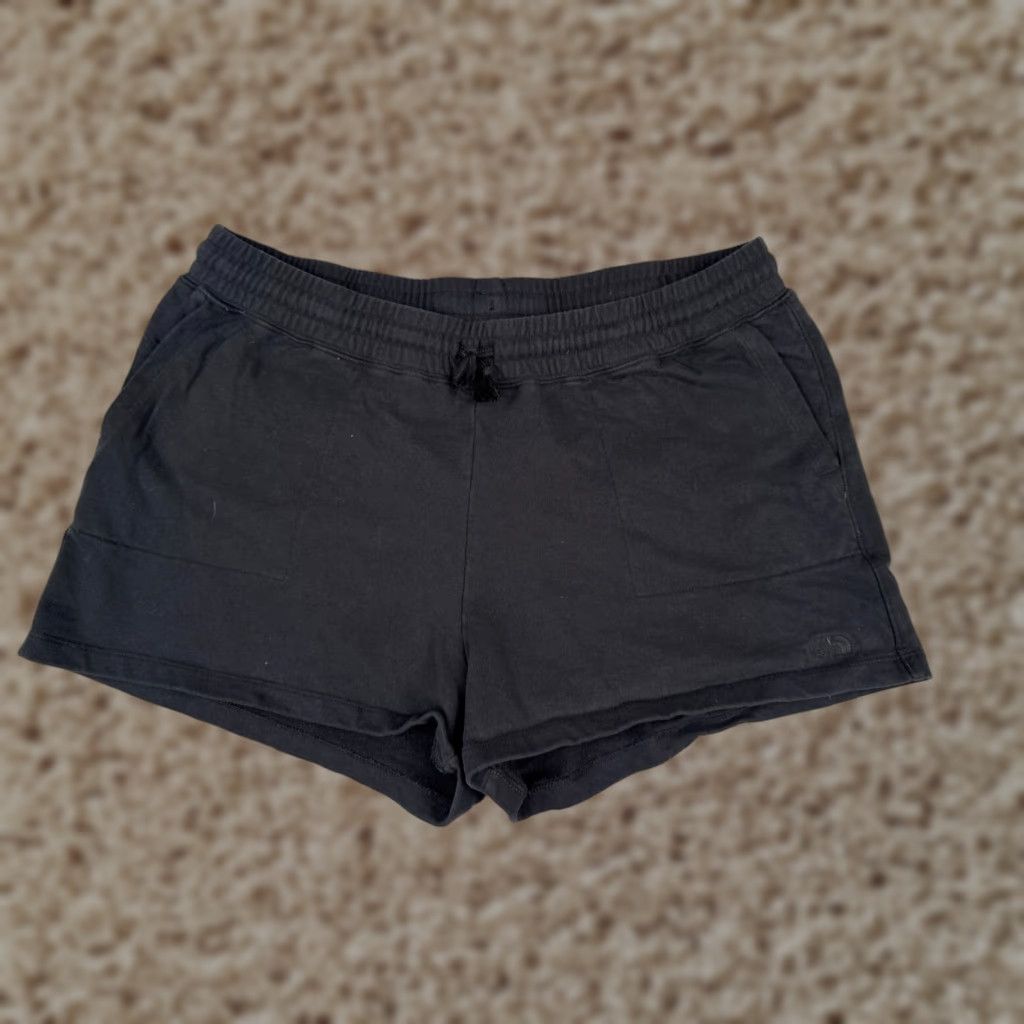 The North Face The North Face Short Women 2XL Black Sweat Elastic Waist French Terry Cotton Size 40" / US 18 - 1 Thumbnail