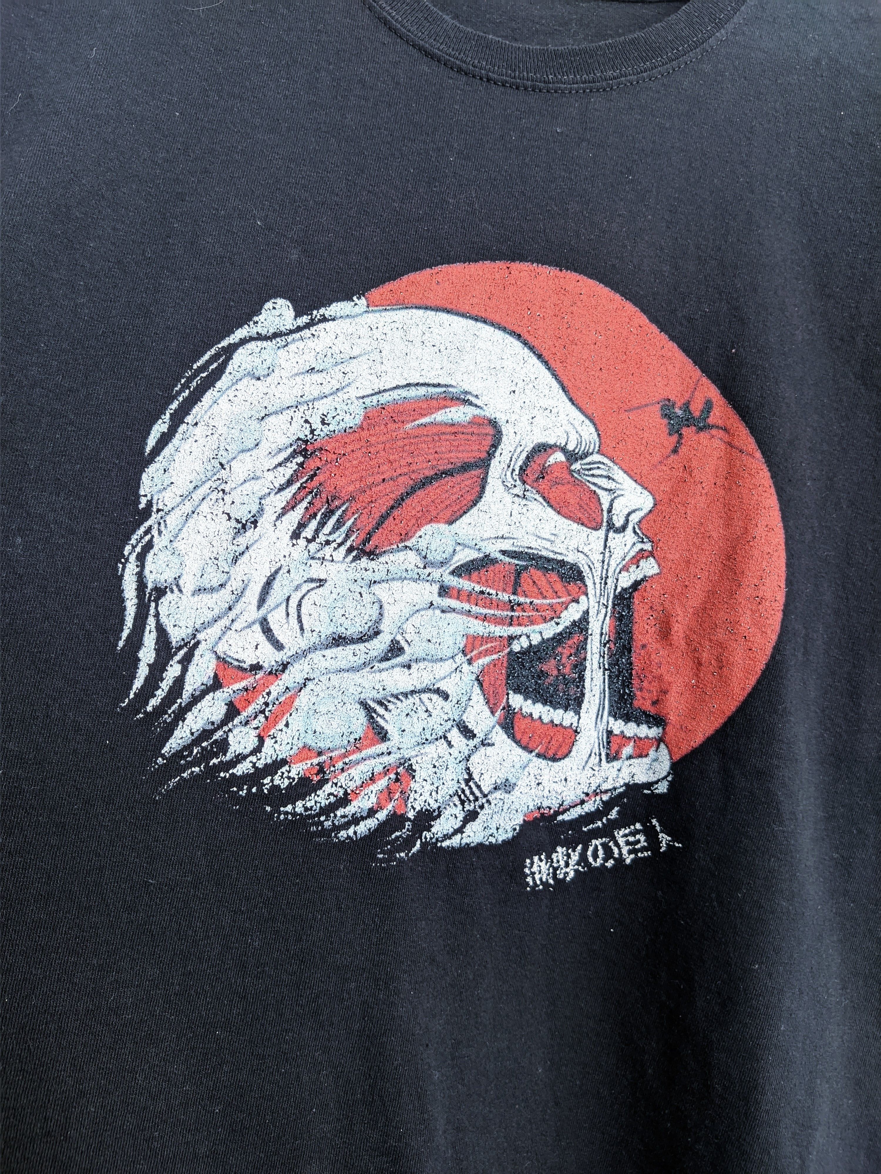 Vintage Vintage tshirt skull y2k black printed Size US M / EU 48-50 / 2 - 3 Thumbnail