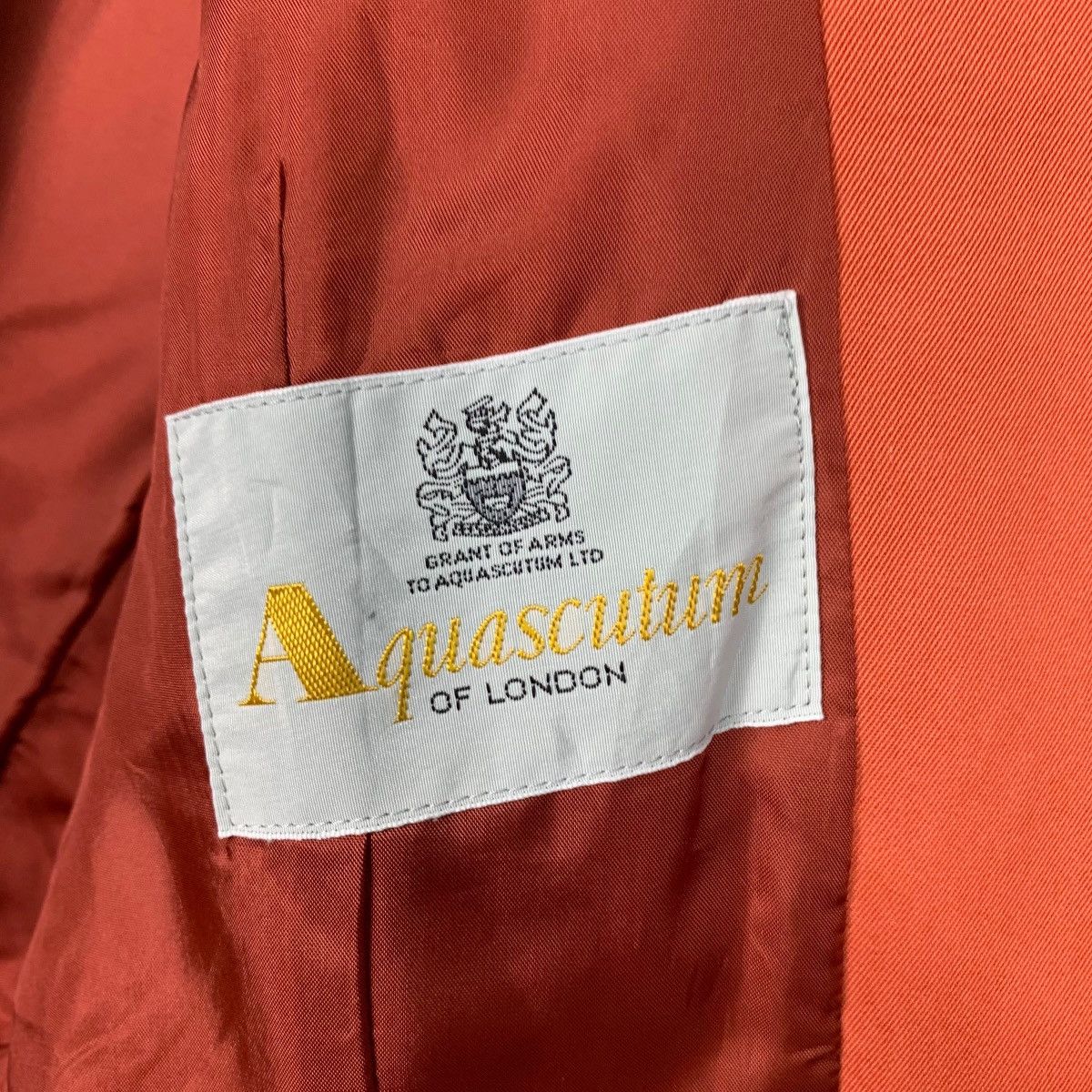 Aquascutum Vintage AQUASCUTUM Orange Suit Jacket Blazers #2130-C93 Size US M / EU 48-50 / 2 - 16 Thumbnail
