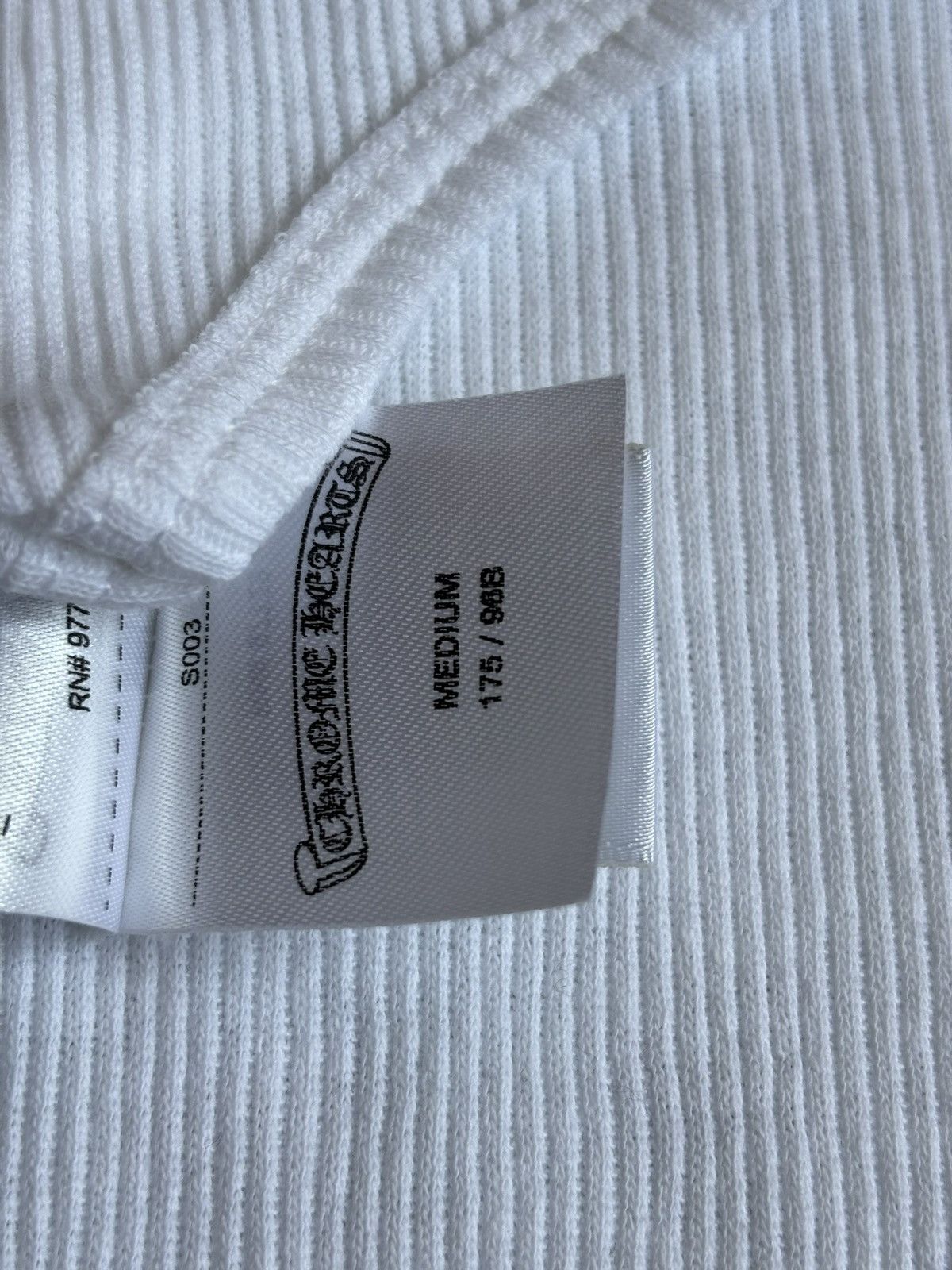 Chrome Hearts Chrome Hearts White Scroll Tank Top Size US M / EU 48-50 / 2 - 9 Thumbnail