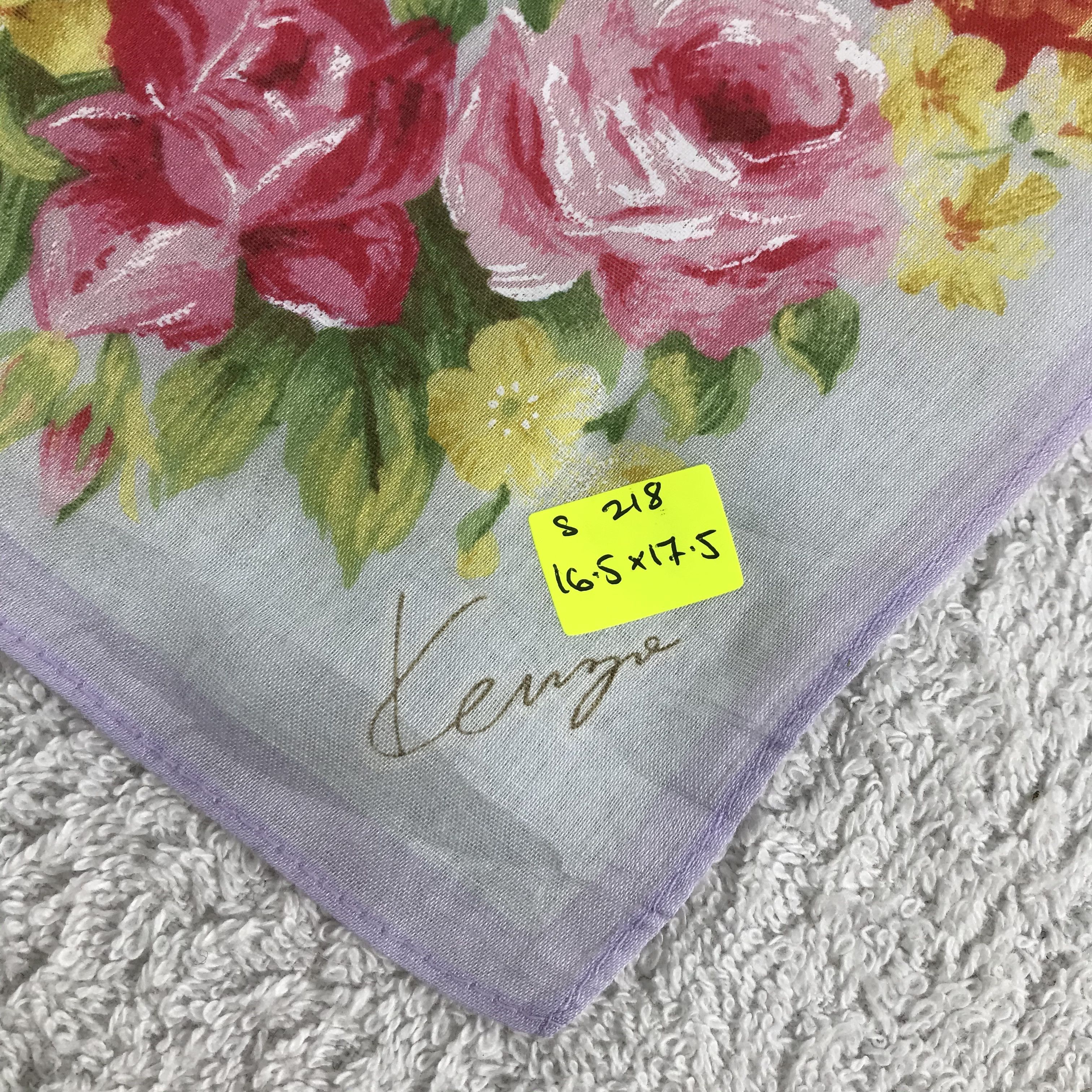 Kenzo × Vintage Kenzo Bandana / Handkerchief / Neckerchief - S218 Size ONE SIZE - 5 Thumbnail