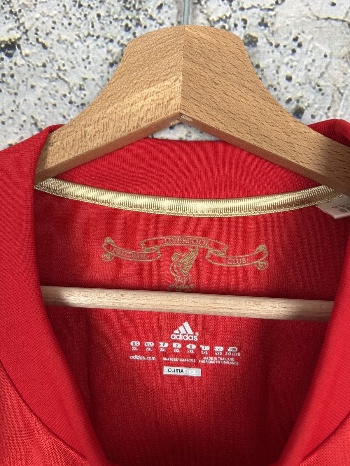 Adidas Luis Suarez Liverpool FC 2010 Soccer Jersey Adidas Football Size US XXL / EU 58 / 5 - 10 Thumbnail