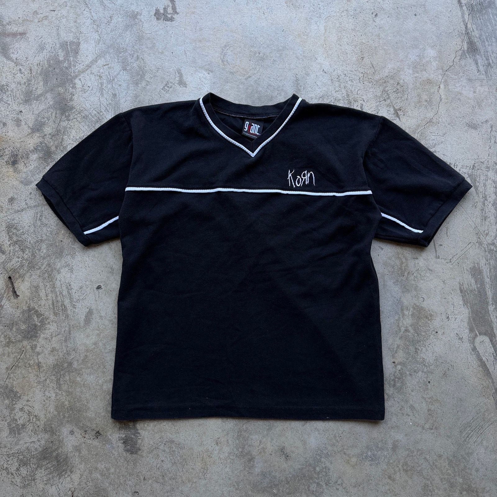 Giant Vintage 90s Korn Giant Tag V Neck Soccer Jersey Tee Large Size US L / EU 52-54 / 3 - 1 Thumbnail