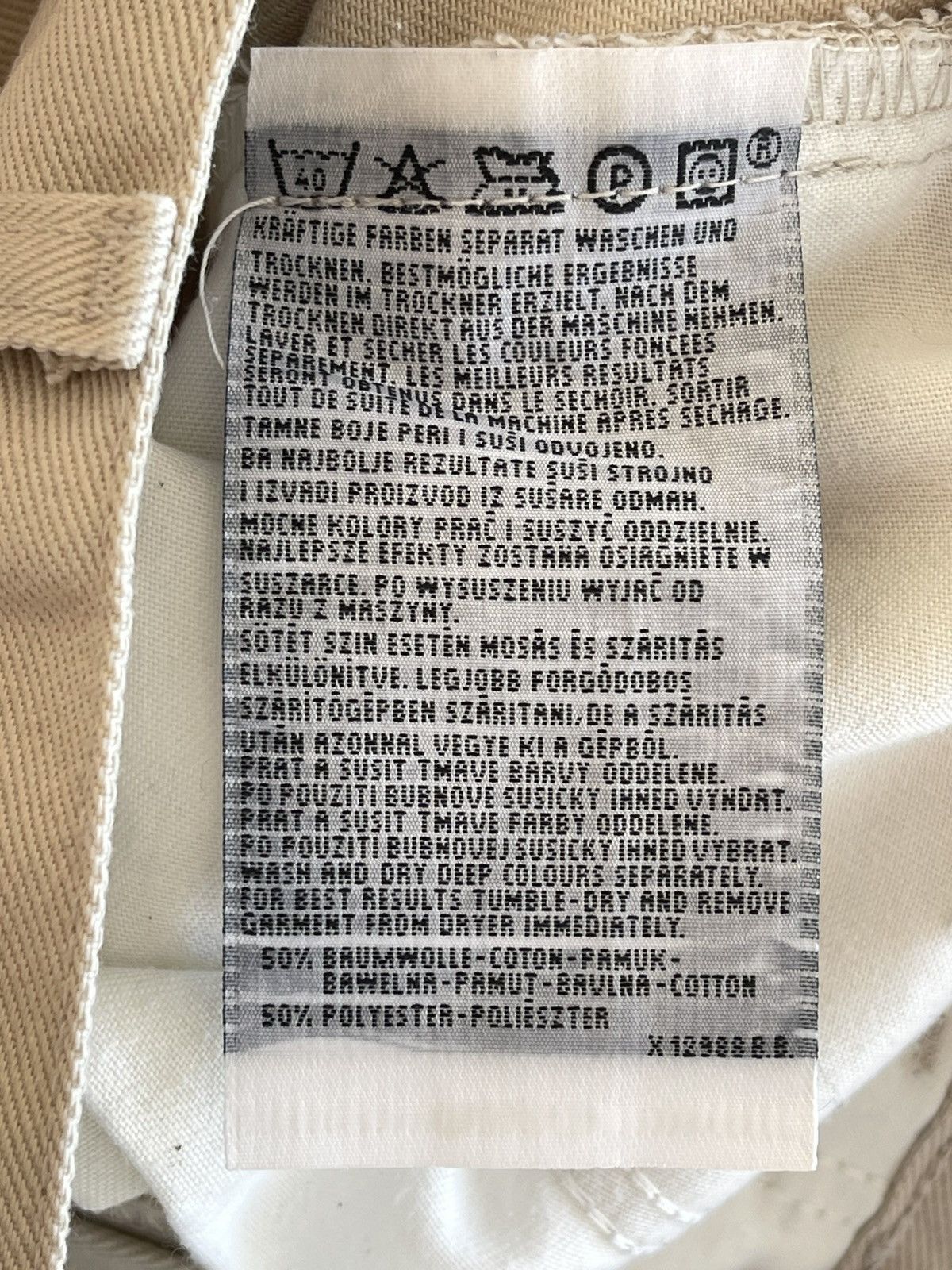 Levi's Sta-Prest 566 Black Tab Straight Regular Fit Pants 90s 28x32 Size US 28 / EU 44 - 9 Thumbnail