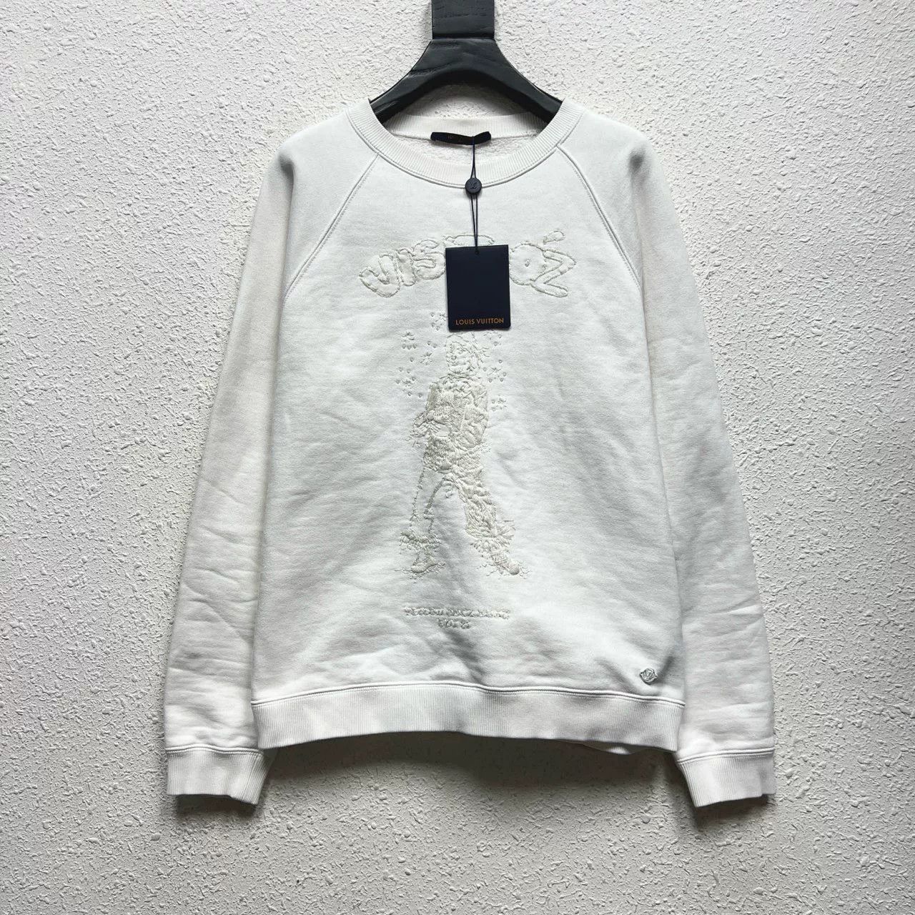 Louis Vuitton Louis Vuitton Character Embroidery Sweatshirt Size US L / EU 52-54 / 3 - 1 Thumbnail