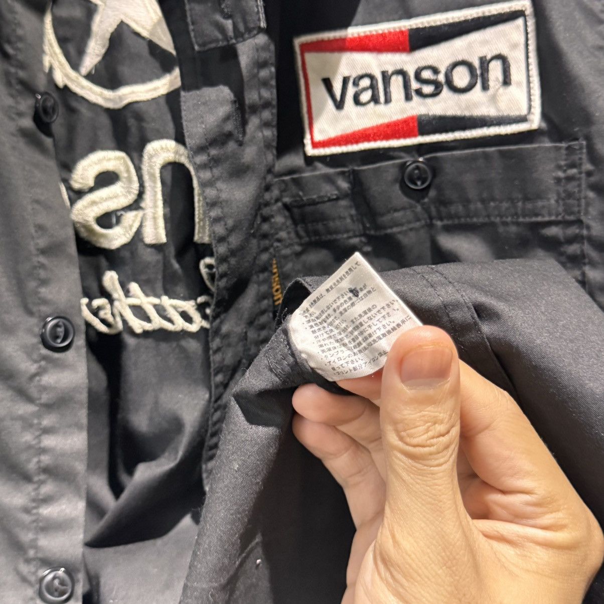 Vanson Leathers Vanson Leathers Wings Button Up Short Sleeve Shirt Size US M / EU 48-50 / 2 - 10 Thumbnail