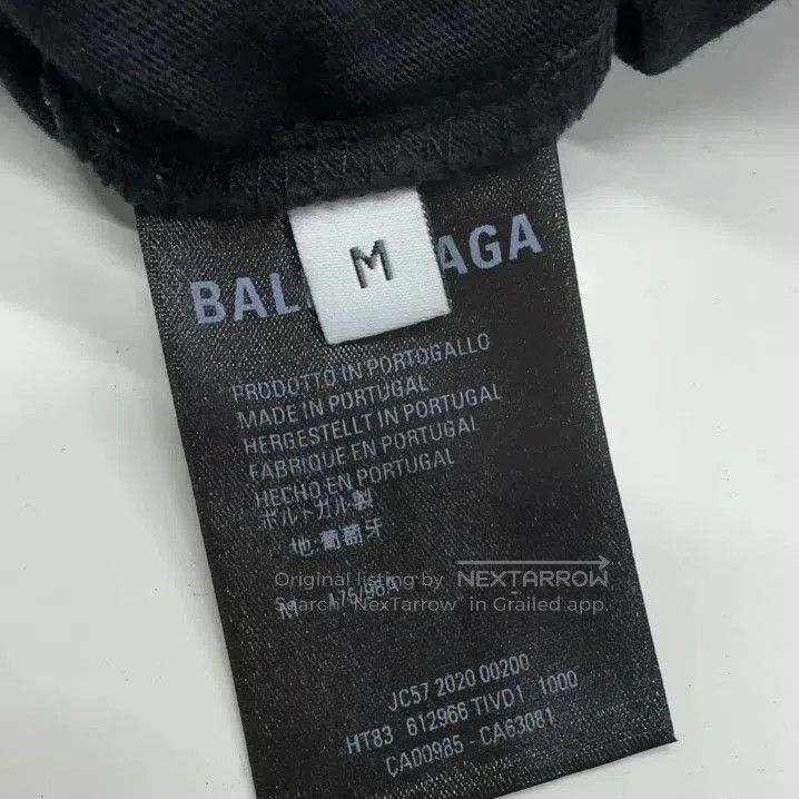 Balenciaga Balenciaga Black Graphic Short Sleeve T. Size US M / EU 48-50 / 2 - 5 Thumbnail