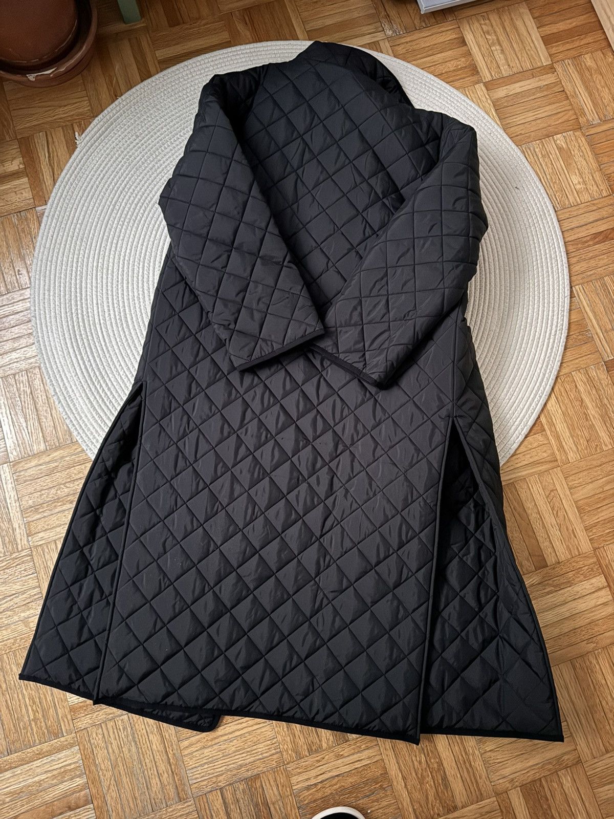 Toteme Totême Black Signature Quilted Coat size XXS Size XXS / US 00 / IT 34 - 6 Thumbnail