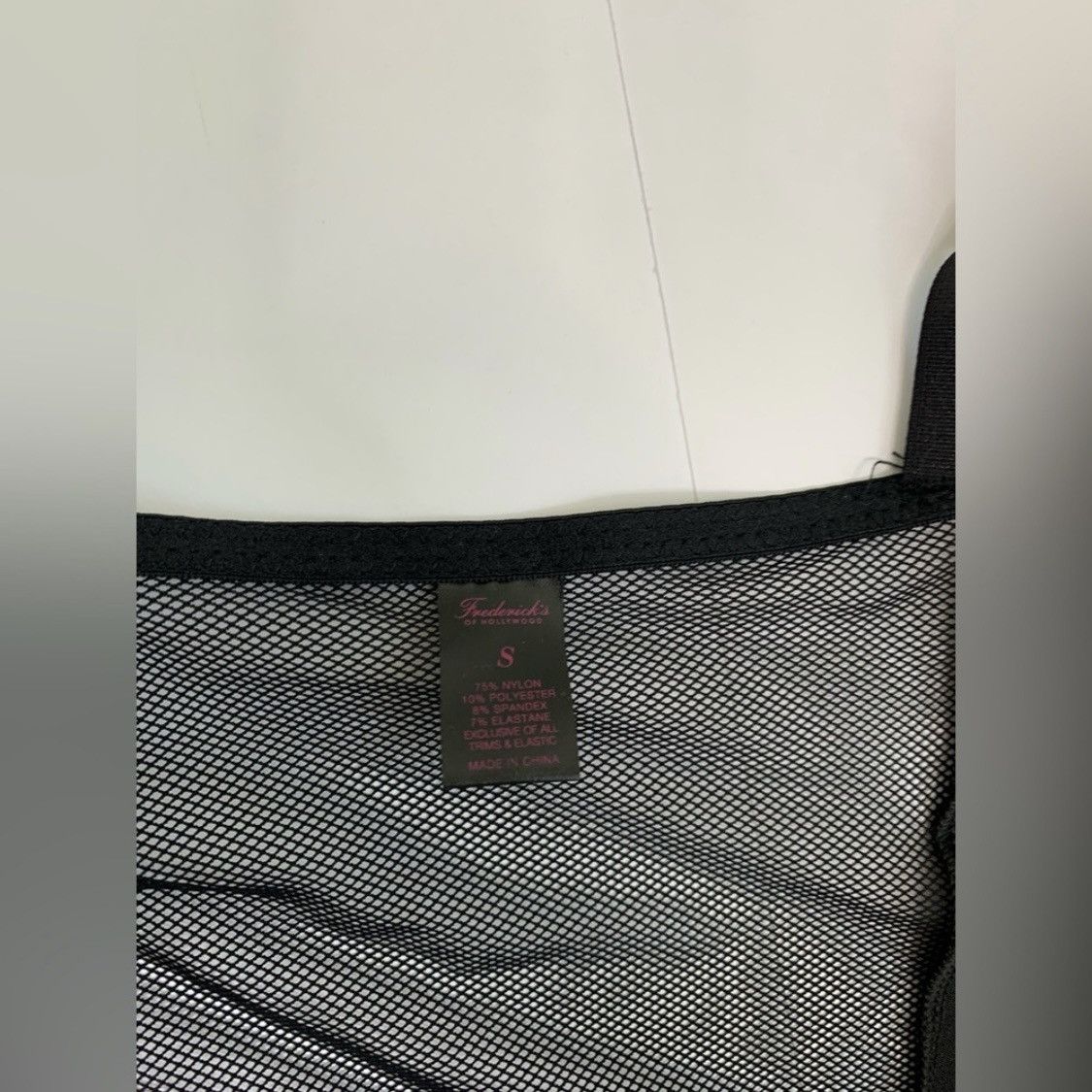 Other Fredericks Faux Leather Zip Up Corset Mesh Cups Size Small Size S / US 4 / IT 40 - 8 Thumbnail