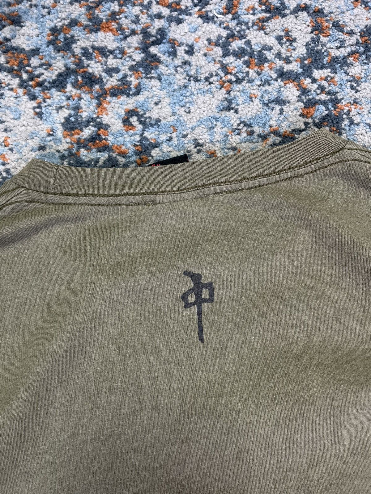 Toy Machine × Vintage Vintage 90s Red Dragon apparel distressed olive green tee Size US L / EU 52-54 / 3 - 6 Thumbnail