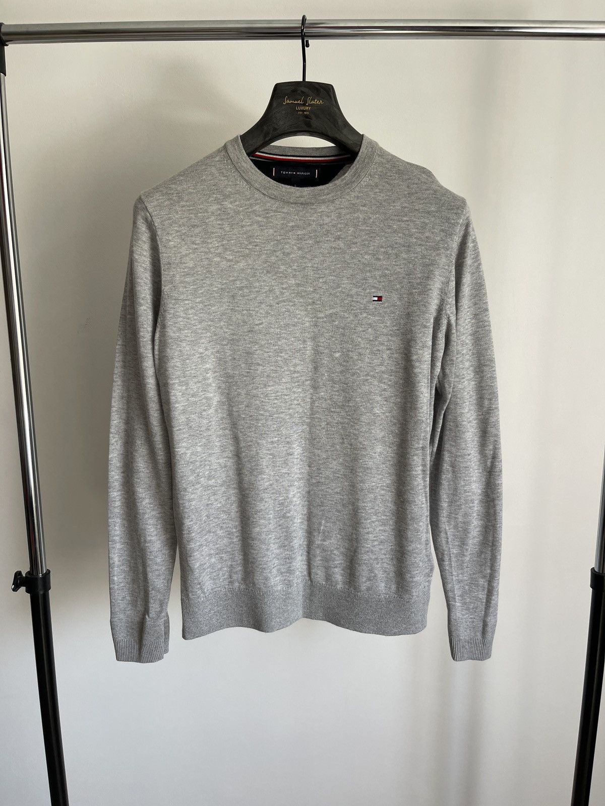 Tommy Hilfiger Tommy Hilfiger sweater grey jumper cotton silk S Size US S / EU 44-46 / 1 - 1 Thumbnail