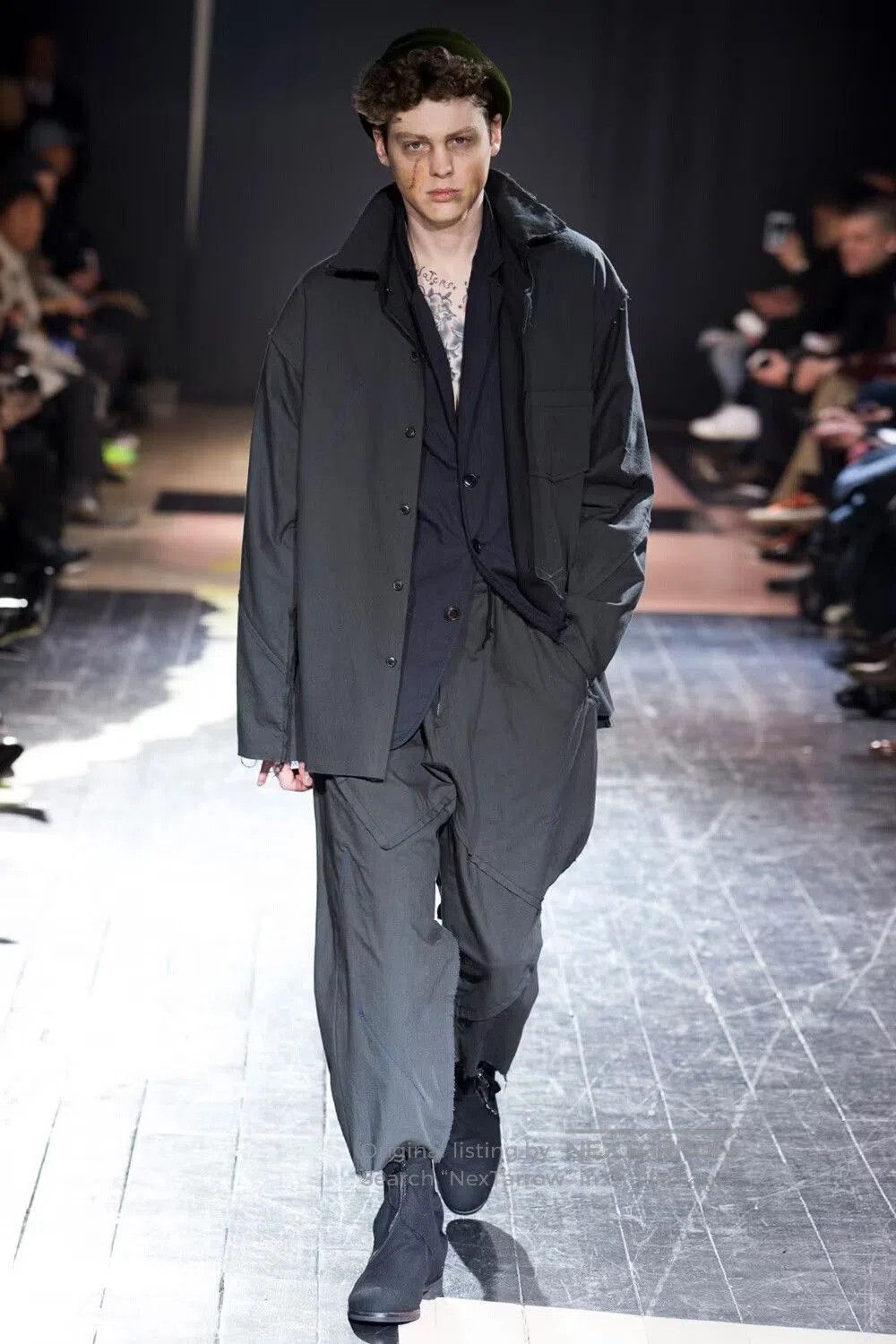 Yohji Yamamoto Yohji Yamamoto Black Low Rise Trousers. Size US 26 / EU 42 - 1 Thumbnail
