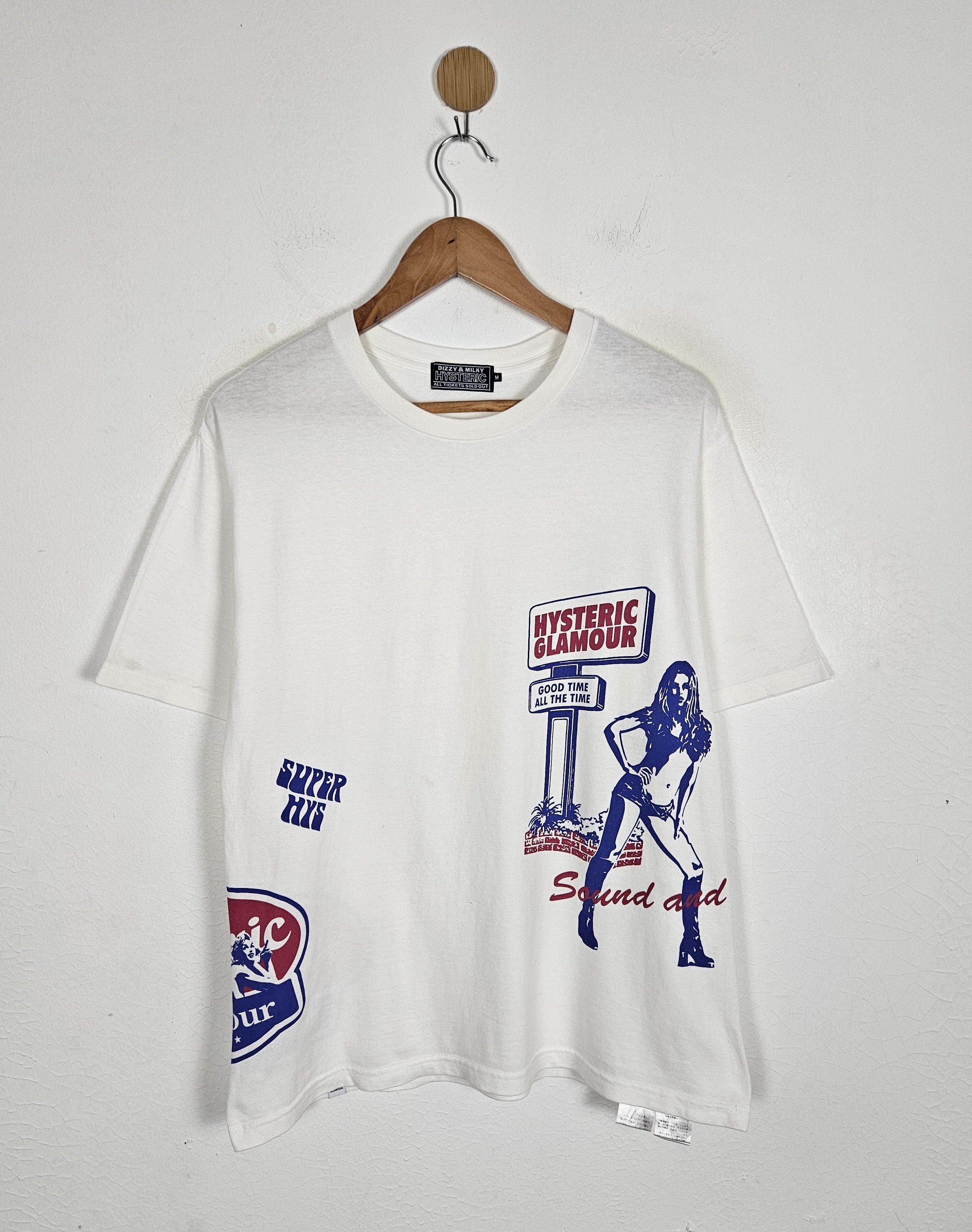Hysteric Glamour × Japanese Brand Hysteric Glamour Dizzy & Milky Sound & Vision shirt Size US M / EU 48-50 / 2 - 1 Thumbnail