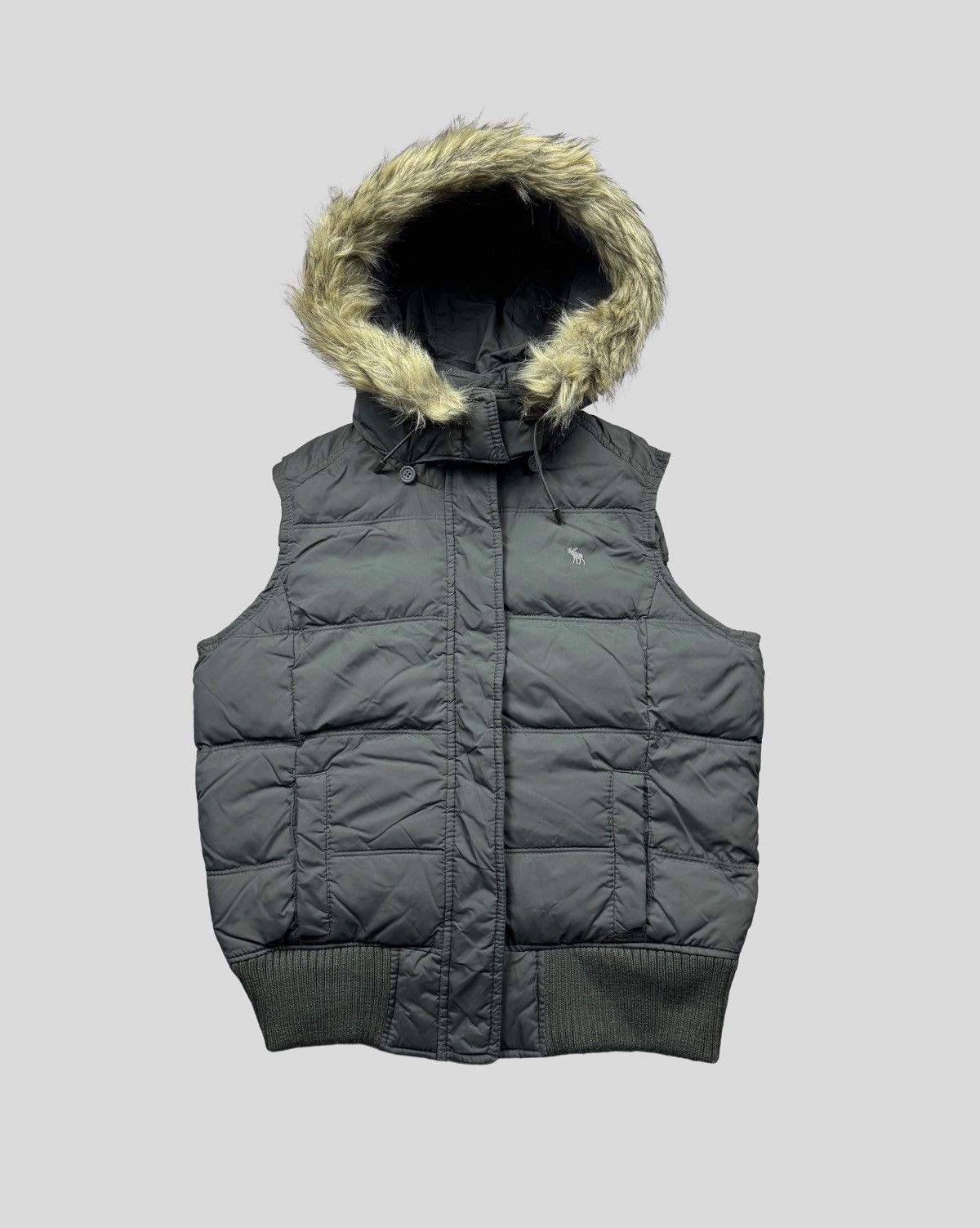 Japanese Brand Y2K Faux Fur Down Vest ifsixwasnine LGB Goa styled Japanesse Size M / US 6-8 / IT 42-44 - 1 Thumbnail