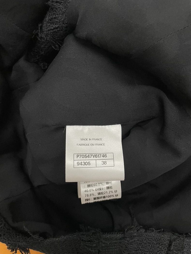 Chanel chanel Black diamond-button four-pocket tassel jacket Size XS / US 0-2 / IT 36-38 - 5 Thumbnail