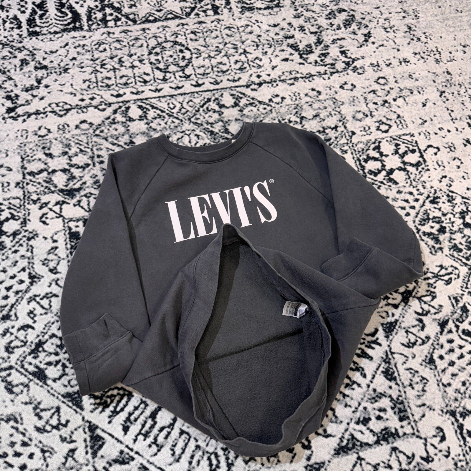 Levi's × Vintage Vintage Levi’s Gray Cotton Crewneck Size L Y2K 90s Casual Size US L / EU 52-54 / 3 - 8 Thumbnail
