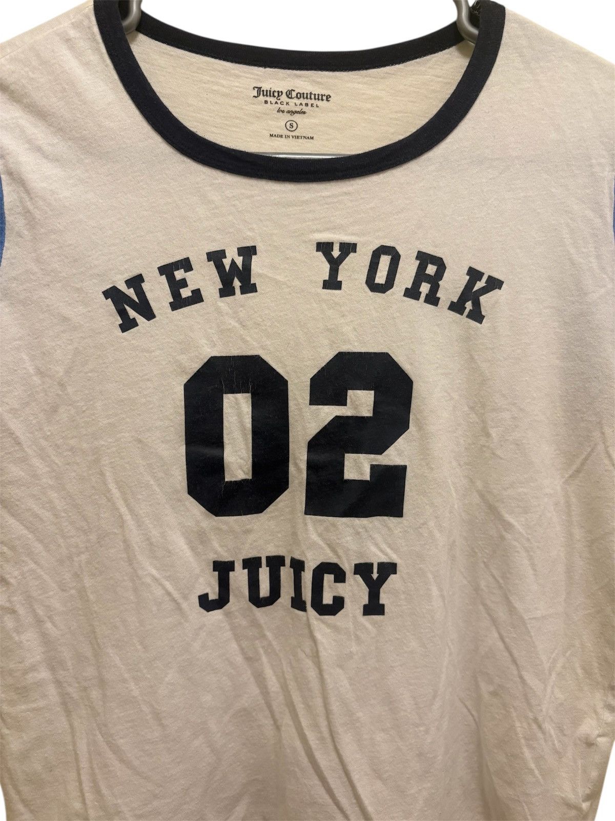 Juicy Couture Y2K Juicy Couture Black Label LA Juicy NY 02 Ringer T-Shirt Size S / US 4 / IT 40 - 2 Thumbnail