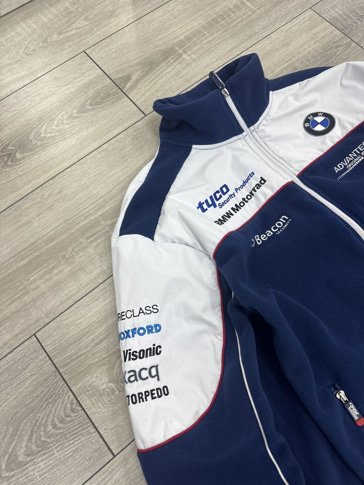 BMW BMW Racing Vintage 90s Fleece Jacket Size US M / EU 48-50 / 2 - 8 Thumbnail