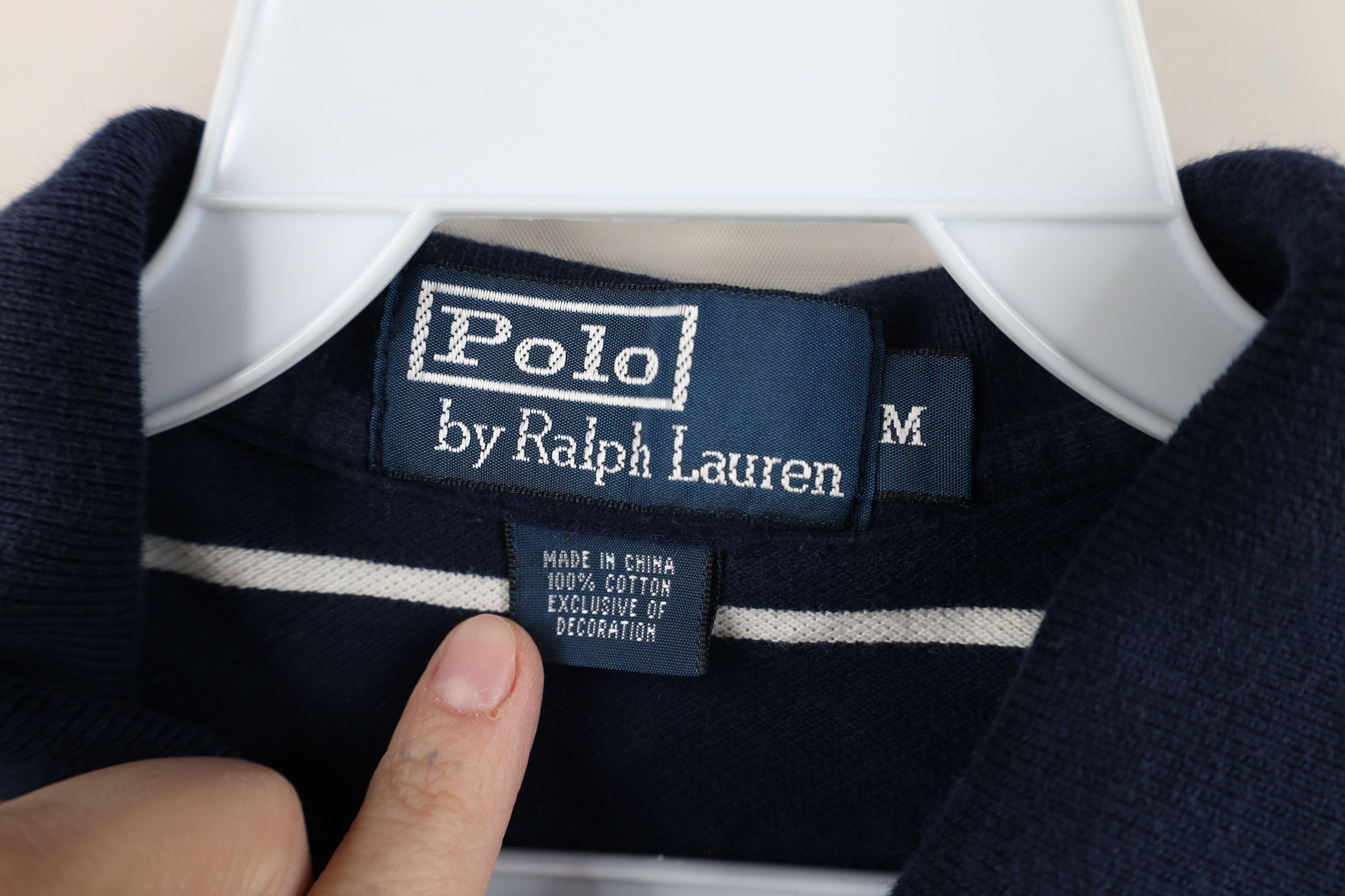 Ralph Lauren Vintage 90s Ralph Lauren Collared Golf Polo Shirt Blue Size US M / EU 48-50 / 2 - 6 Thumbnail