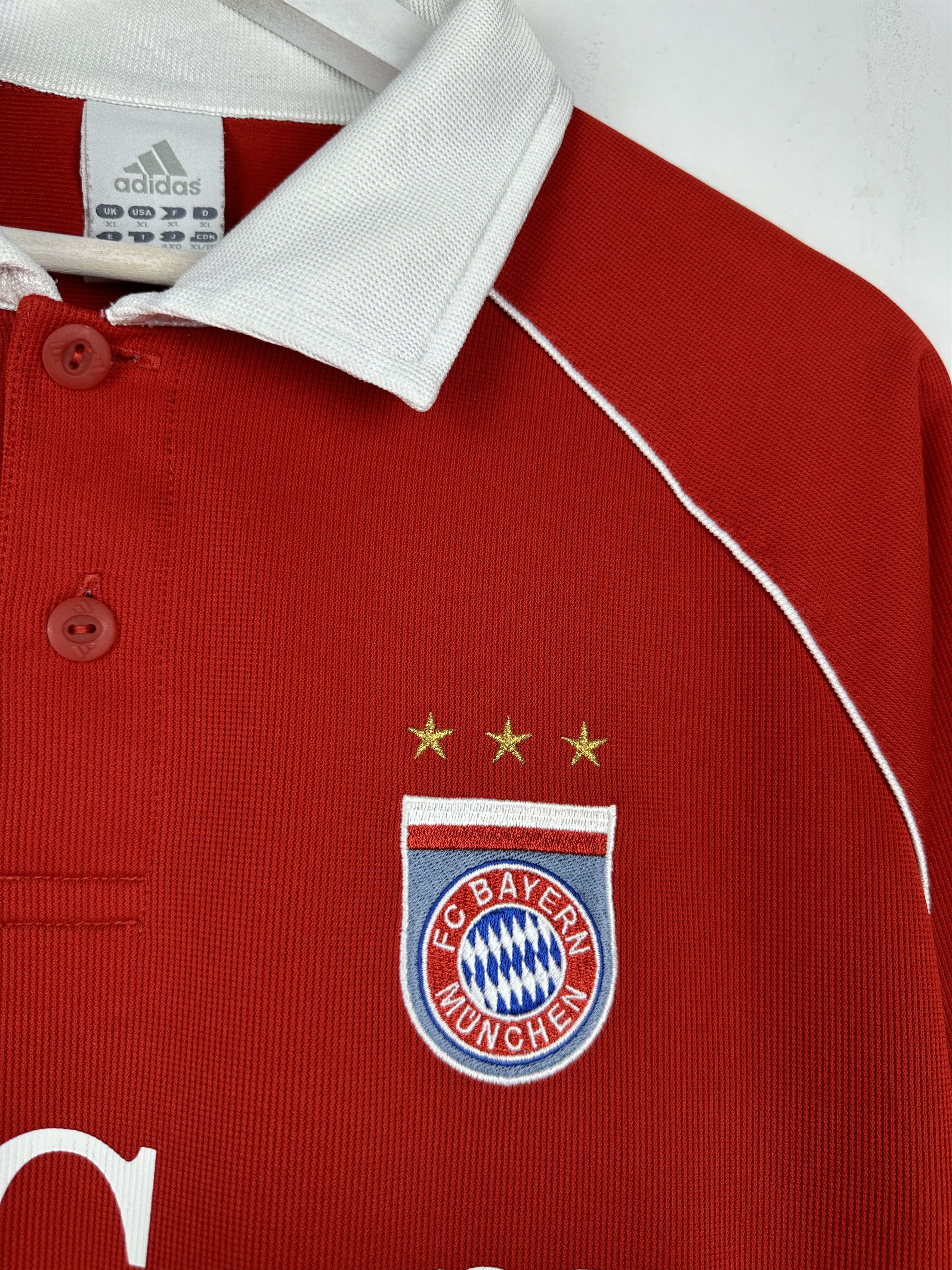 Adidas Bayern Munich 2005 Home Soccer Jersey Football Shirt Size US XL / EU 56 / 4 - 6 Thumbnail
