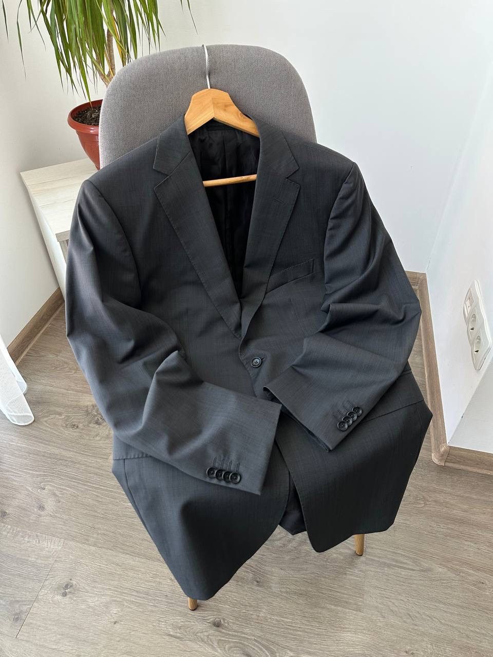 Vintage × Z Zegna Vintage Z Zegna Gray 2 Bottons Blazer Jacket Size 48R - 10 Thumbnail