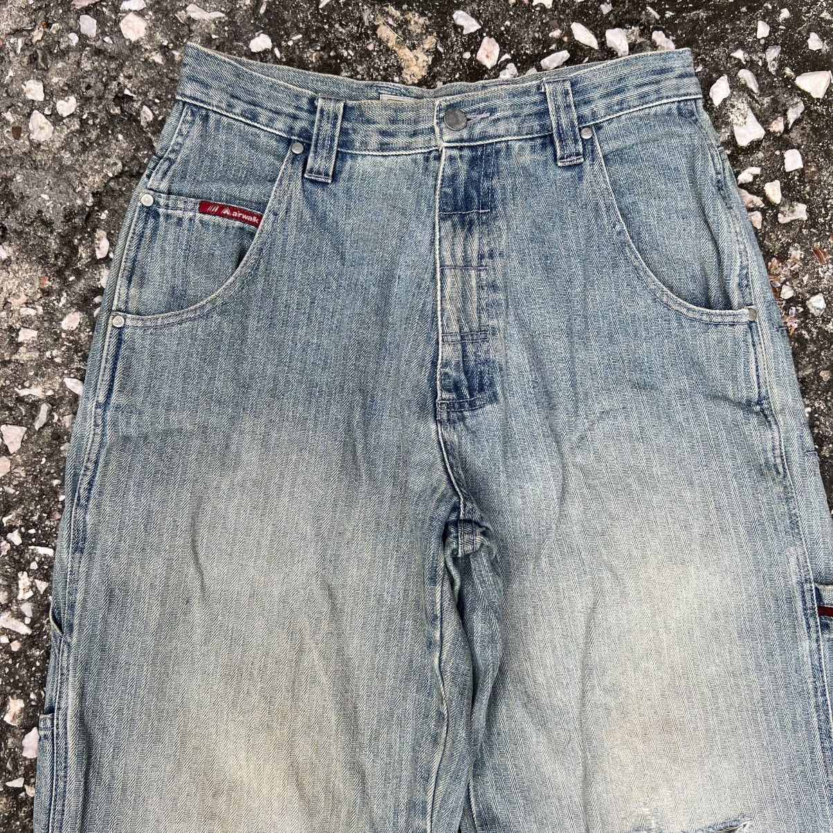 Airwalk “y2k style” AIR WALK DISTRESS CARPENTER JEANS Size US 29 - 3 Thumbnail