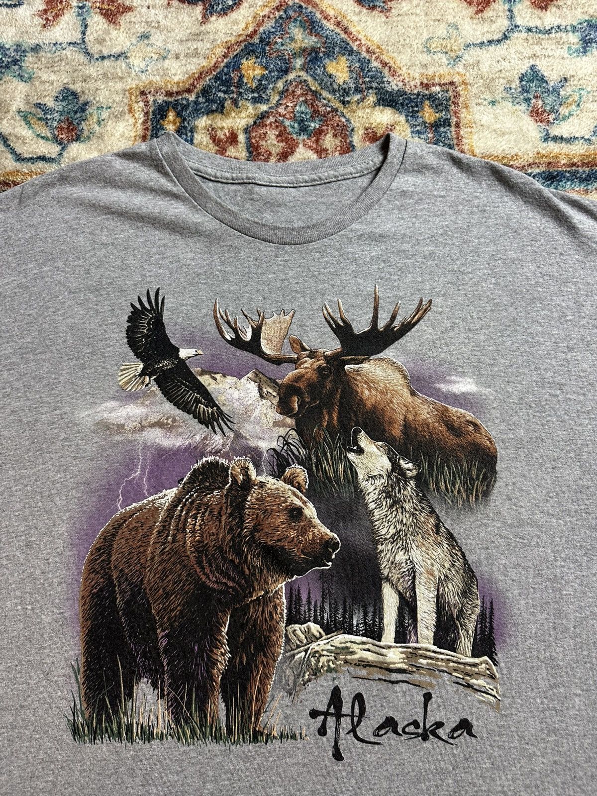 Vintage Vintage Alaska Animals T-shirt Size XL Size US XL / EU 56 / 4 - 3 Thumbnail