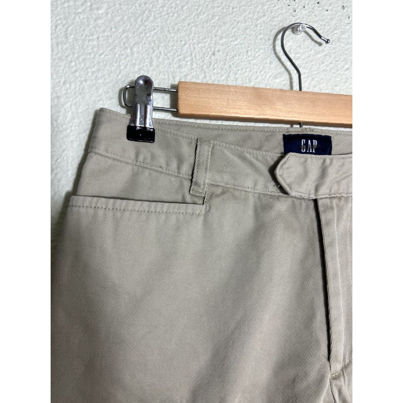 Gap Gap Khaki Pants Women 4 Beige 28x29 Y2K Size 27" / US 4 / IT 40 - 4 Thumbnail