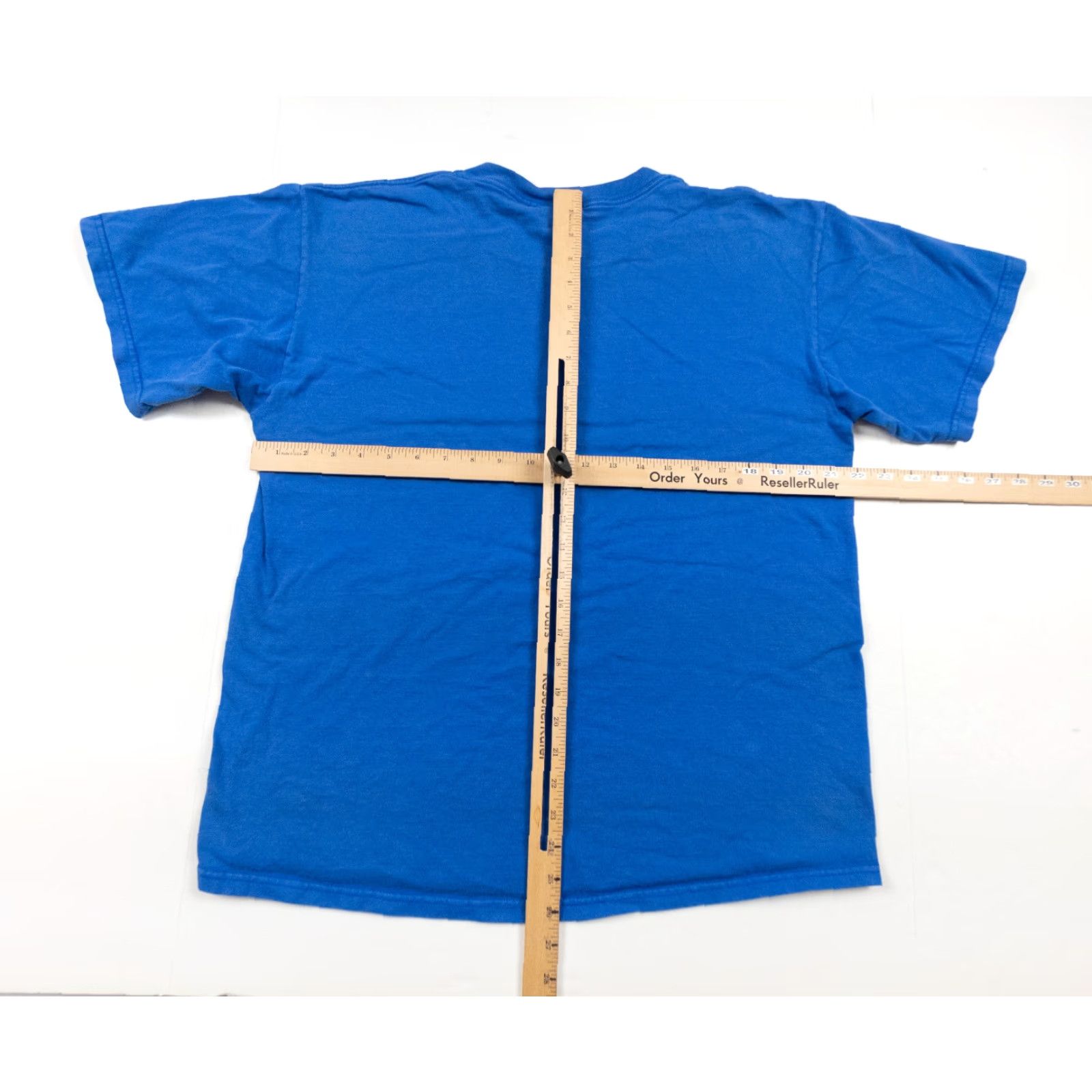 Nutmeg VINTAGE Nutmeg T-shirt Shirt Adult Large Blue Short Sleeve Knit Cotton Men Casual USA VTGLg Blue Nutmeg Shirt Mens 1960s 70s 80s Size US L / EU 52-54 / 3 - 7 Thumbnail