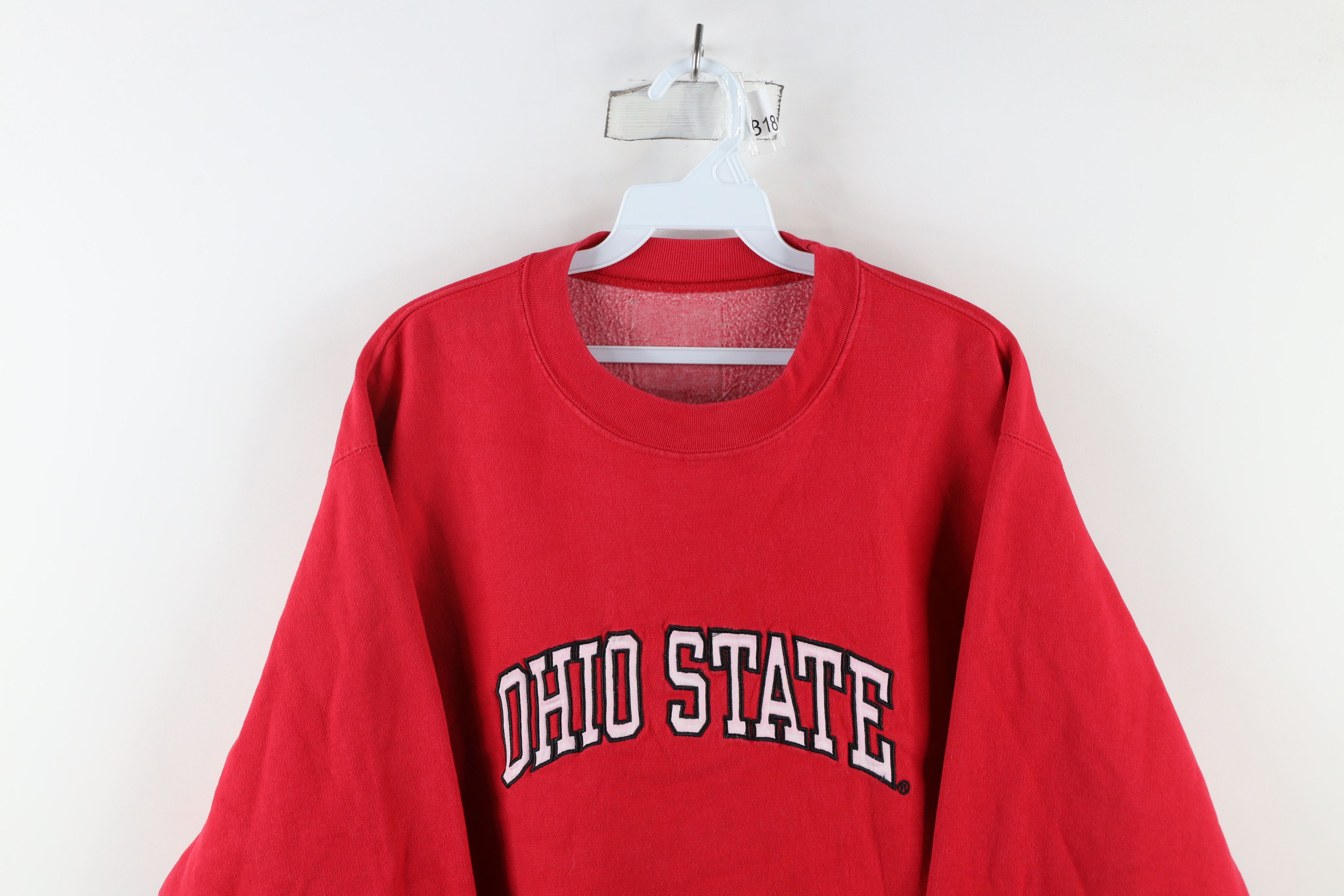 Vintage Vintage 90s Heavyweight Ohio State University Sweatshirt Red Size US S / EU 44-46 / 1 - 2 Thumbnail